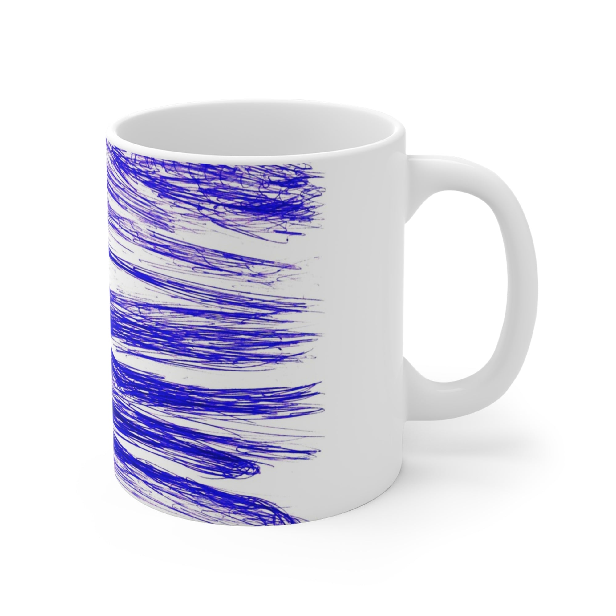Salmon Run Mug — by Alex Frishberg