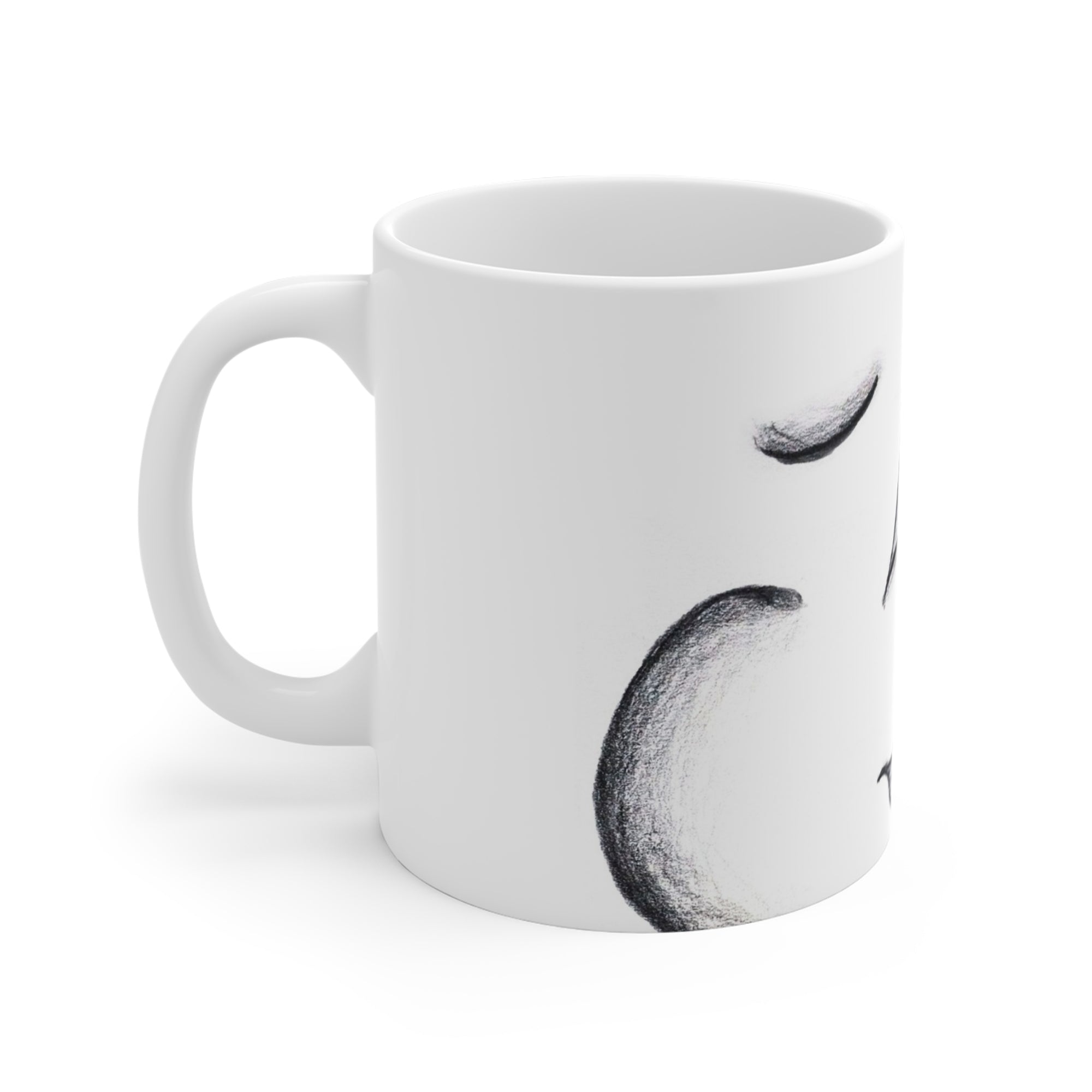Sleeping Face Mug — by Alex Frishberg