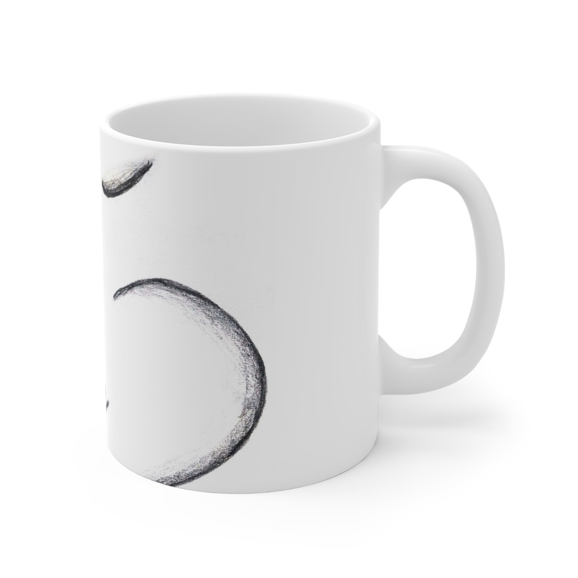 Sleeping Face Mug — by Alex Frishberg