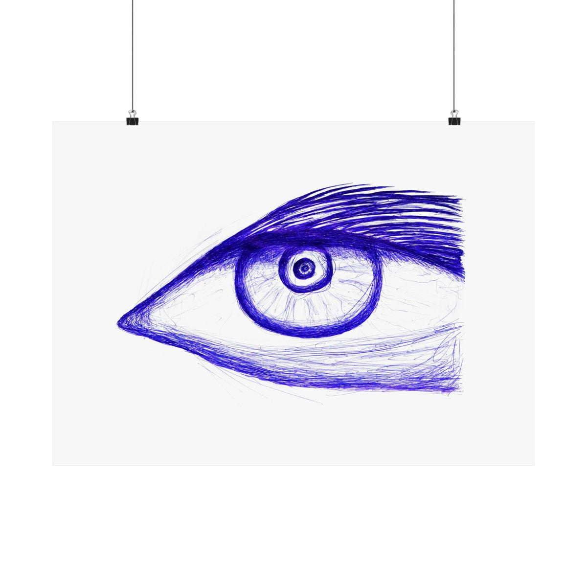 Fish Eye — drawing by Alex Frishberg