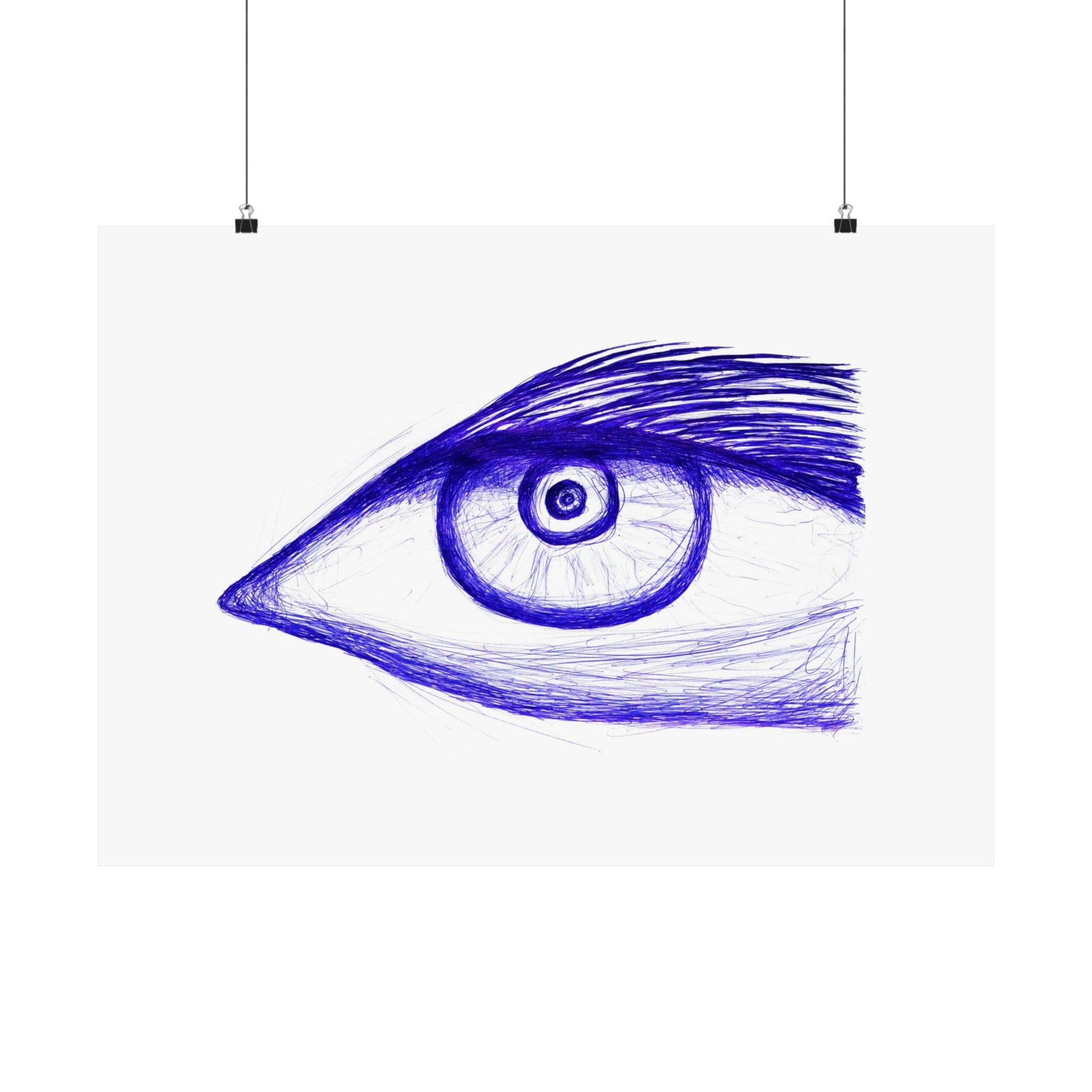 Fish Eye — drawing by Alex Frishberg