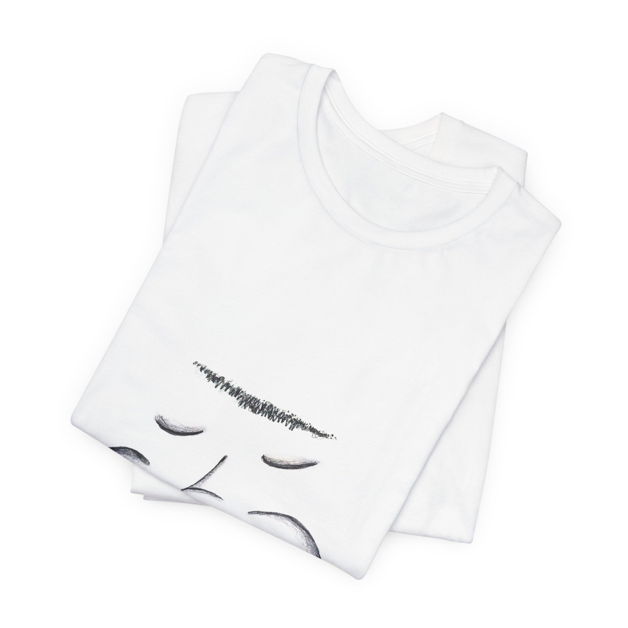 Sleeping Face Tee — sketch by Alex Frishberg