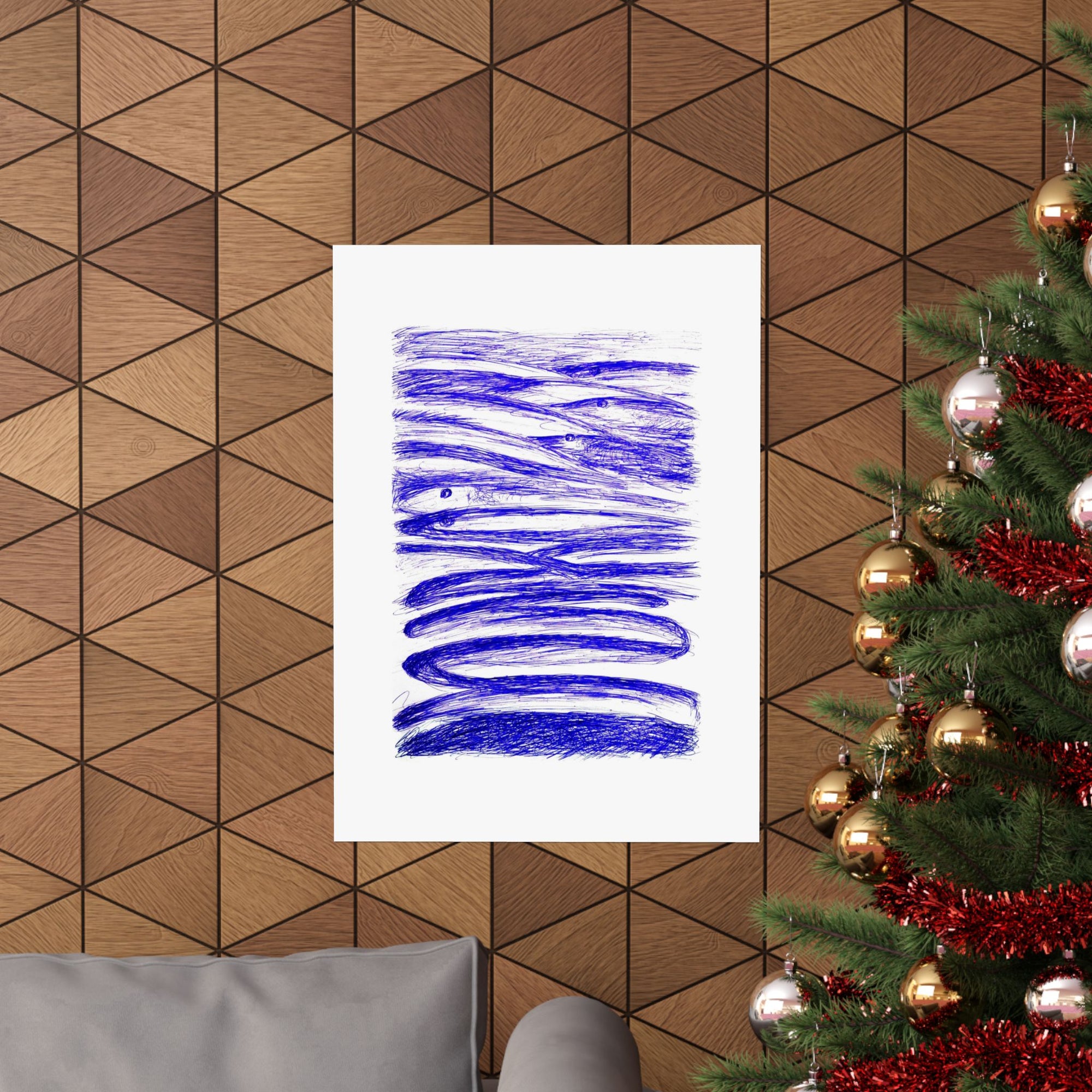 Salmon Run — drawing by Alex Frishberg