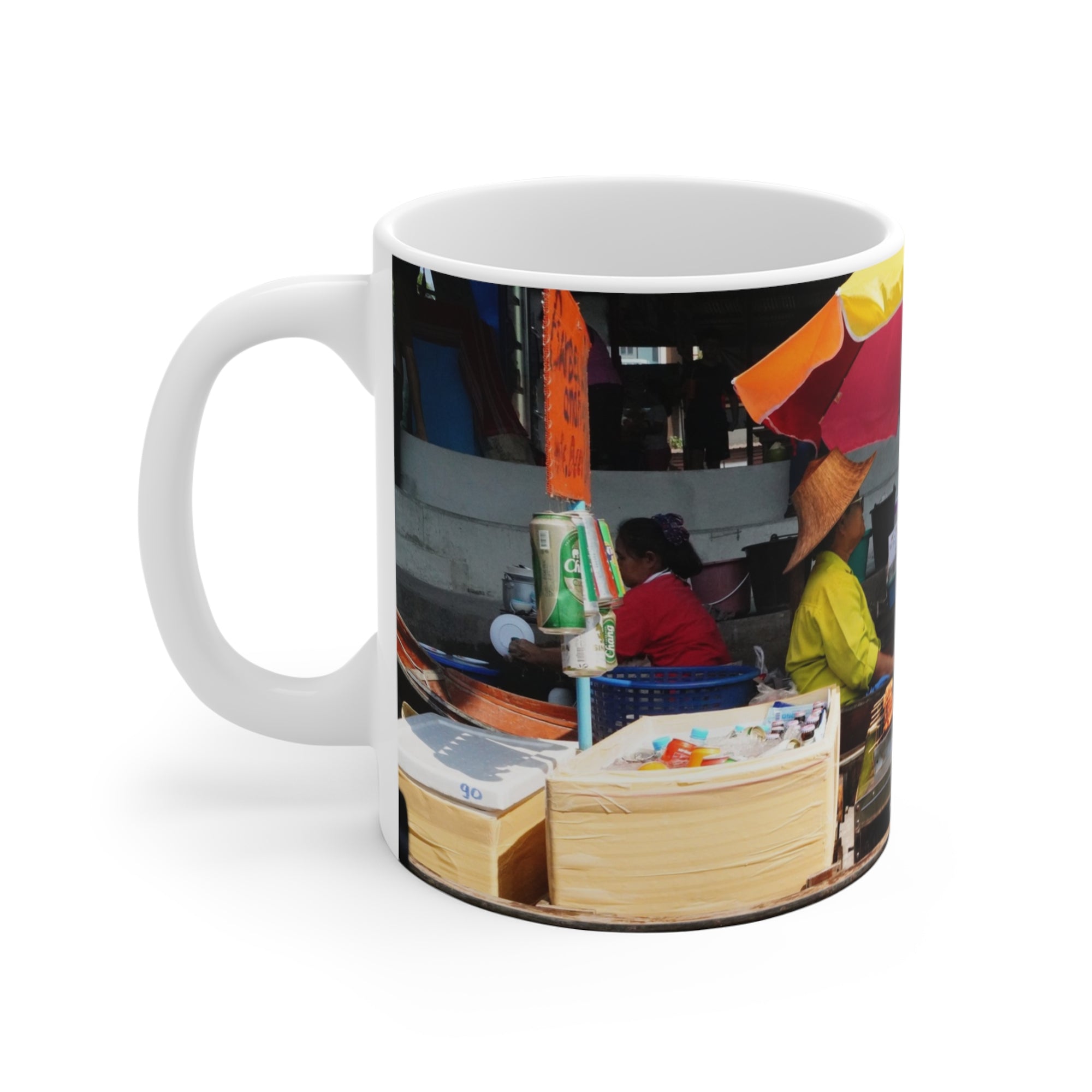 Floating Market Mug — by Alex Frishberg