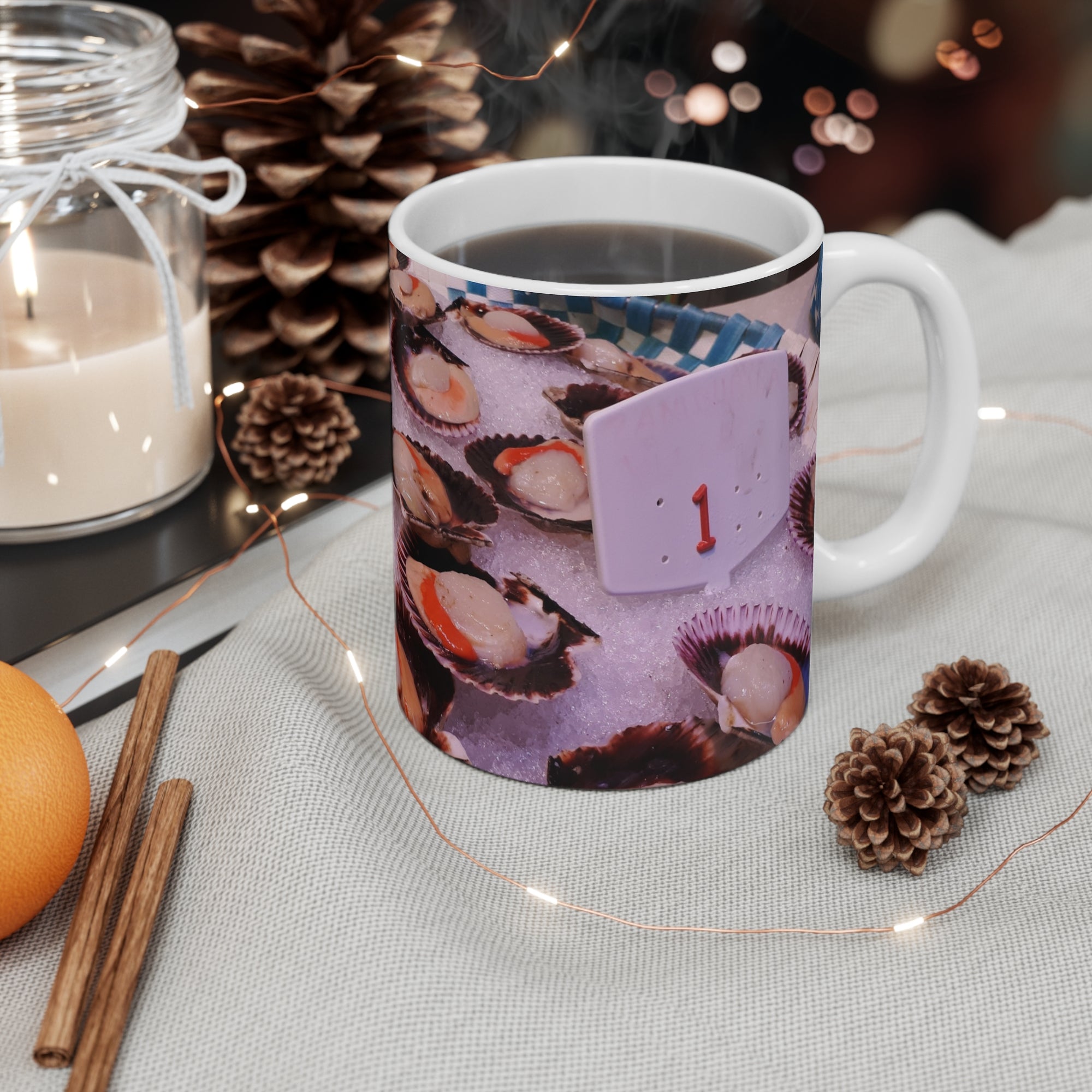 Scallops Mug — by Alex Frishberg