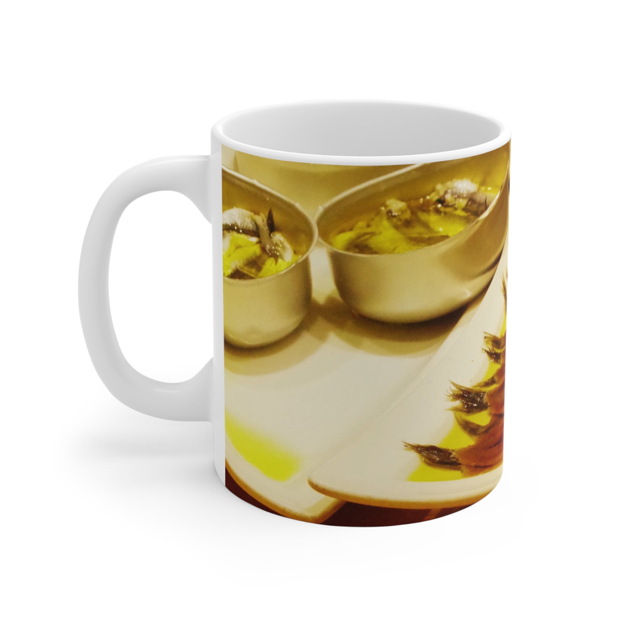 Anchovies Mug — by Alex Frishberg