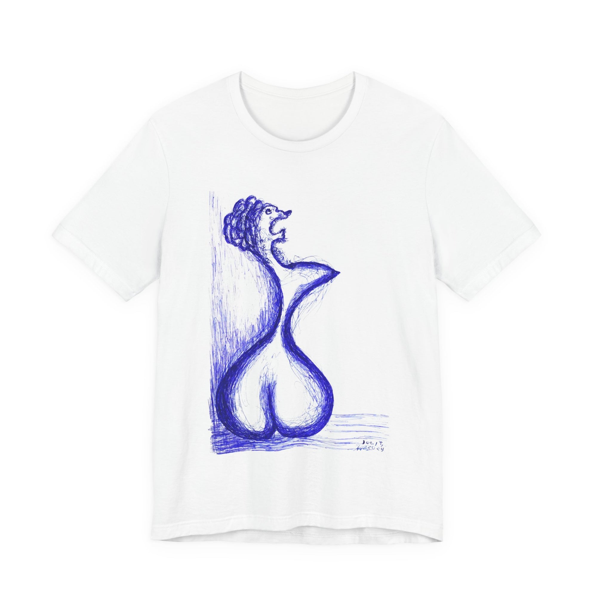 Voluptuous Poodle Tee — sketch by Alex Frishberg