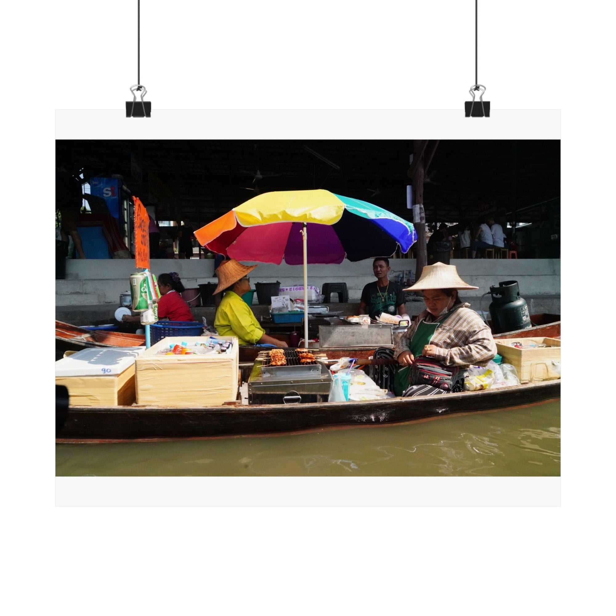 Floating Market — photograph by Alex Frishberg