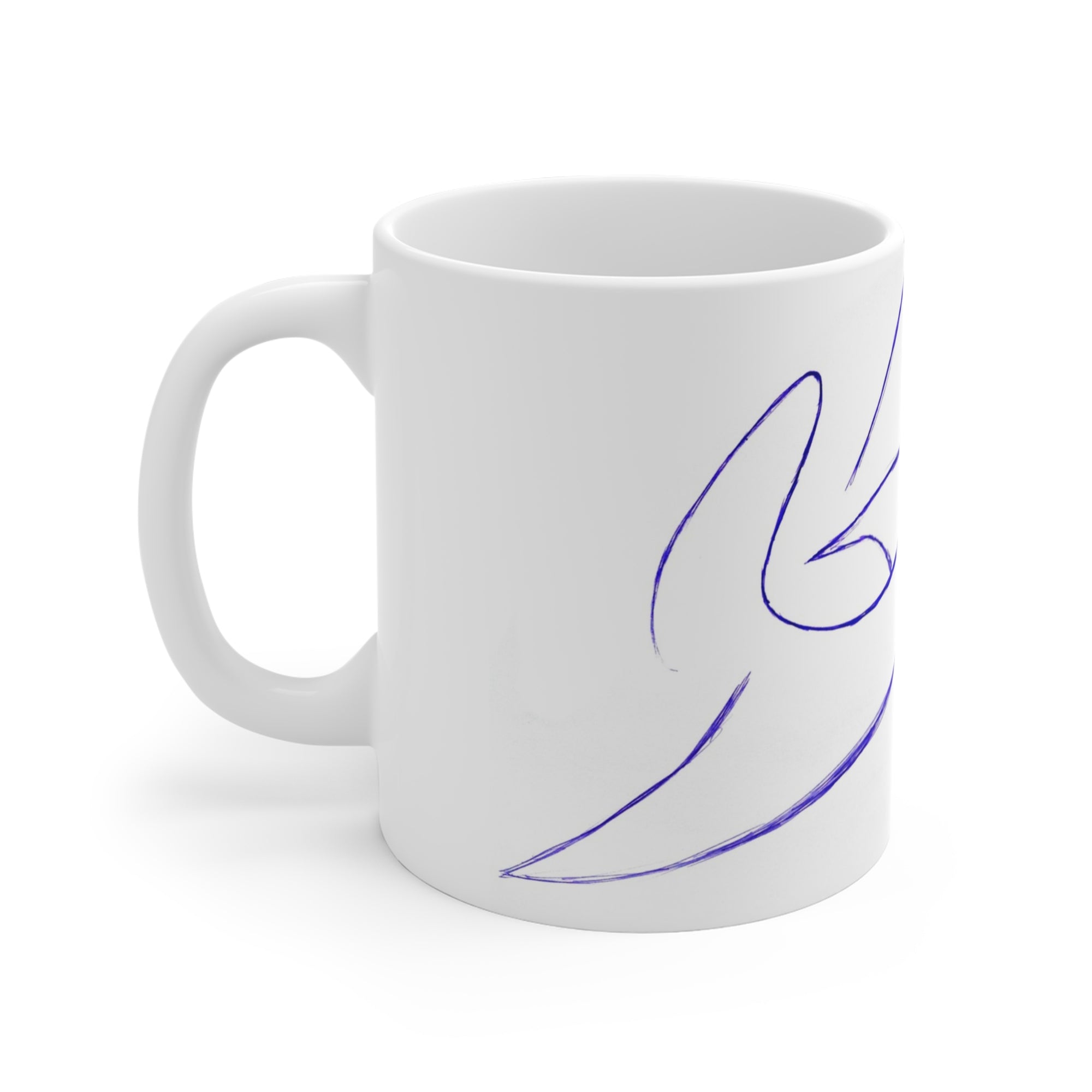 Two Doves in Love Mug — by Alex Frishberg