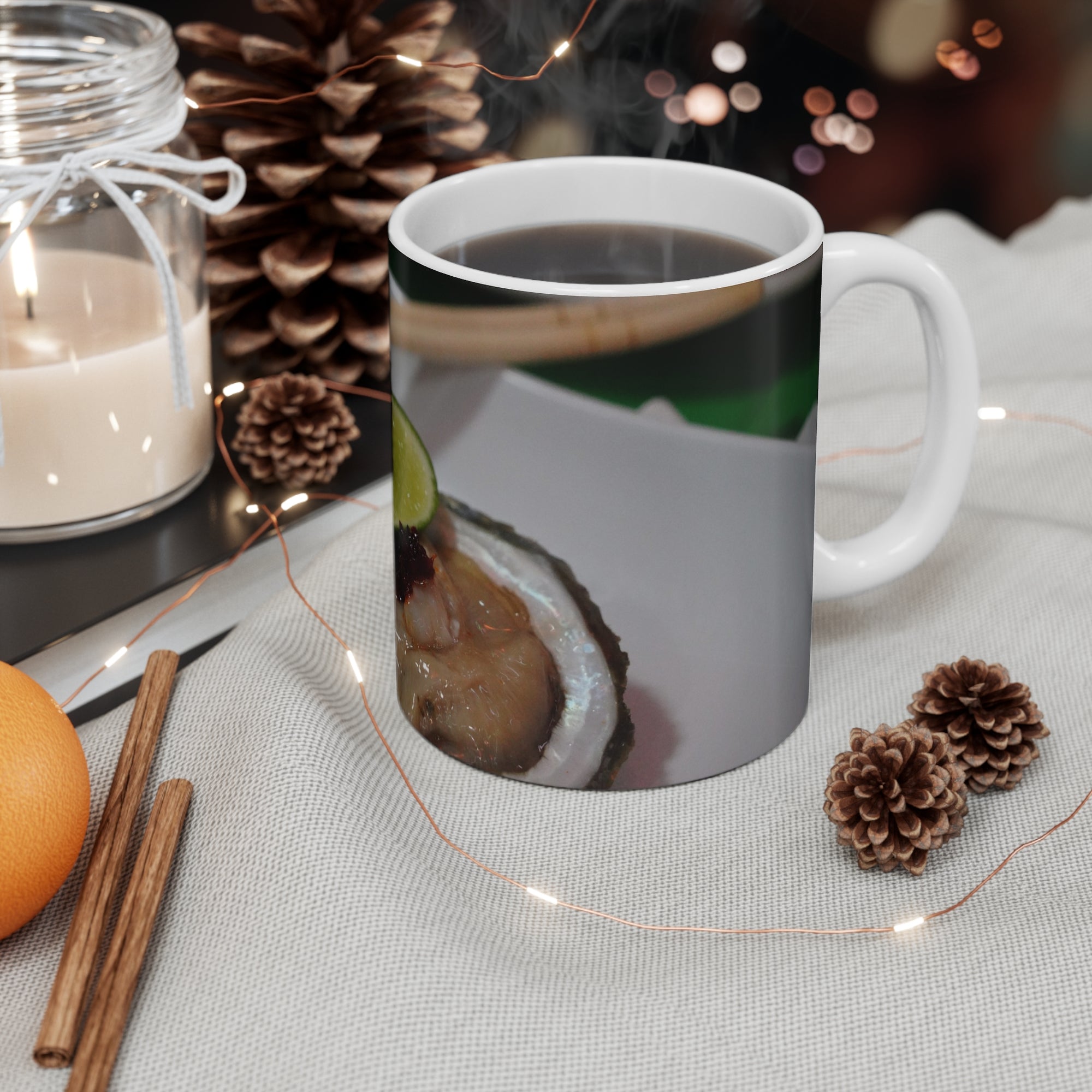 Oyster and Lime Mug — by Alex Frishberg