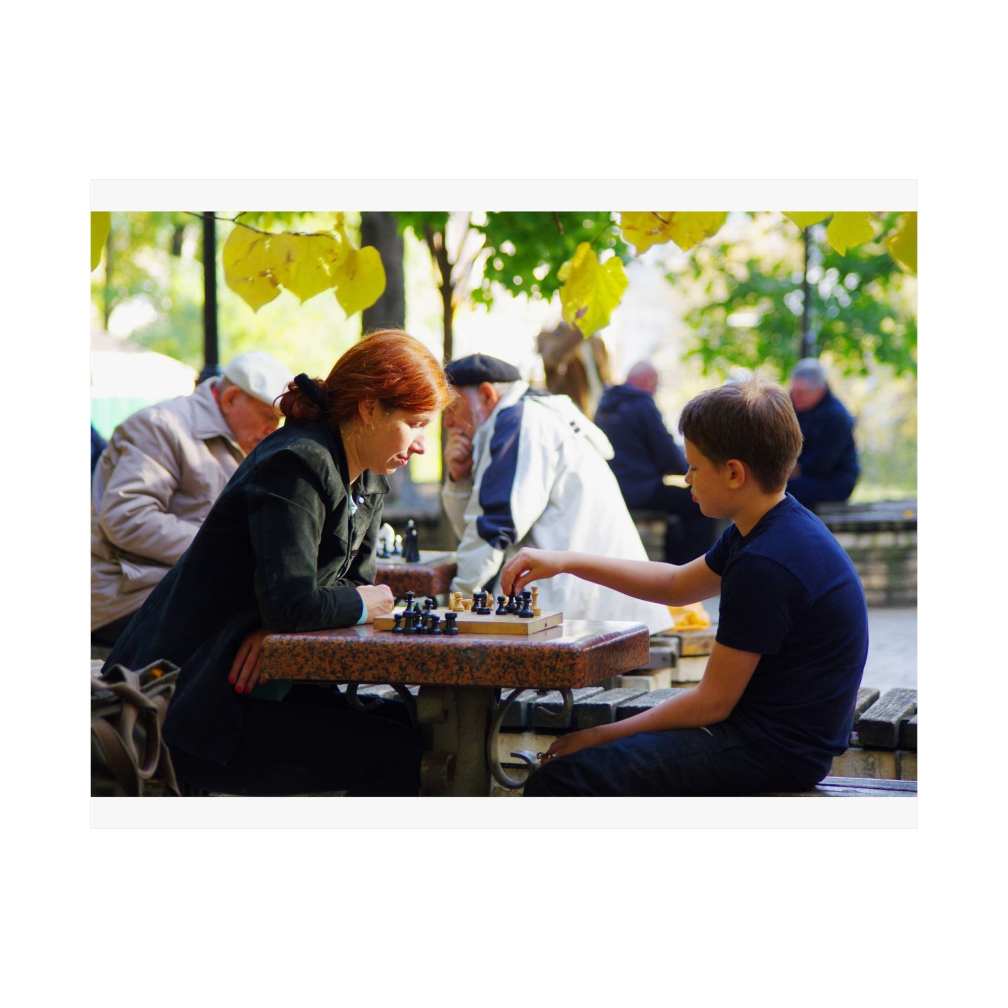 The Chess Players — photograph by Alex Frishberg