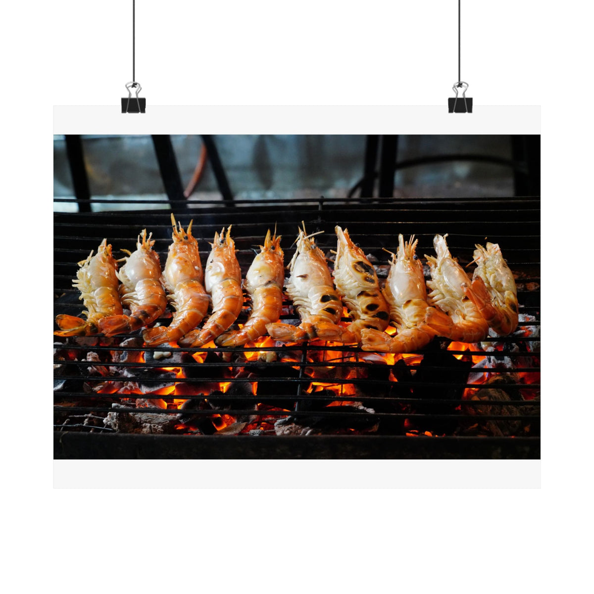 Prawns on Fire — Thai street food photograph by Alex Frishberg