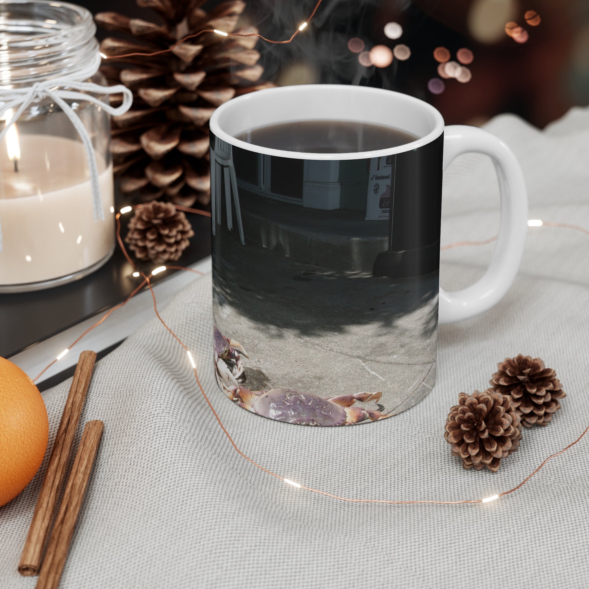 Danny and Crabs Mug — by Alex Frishberg