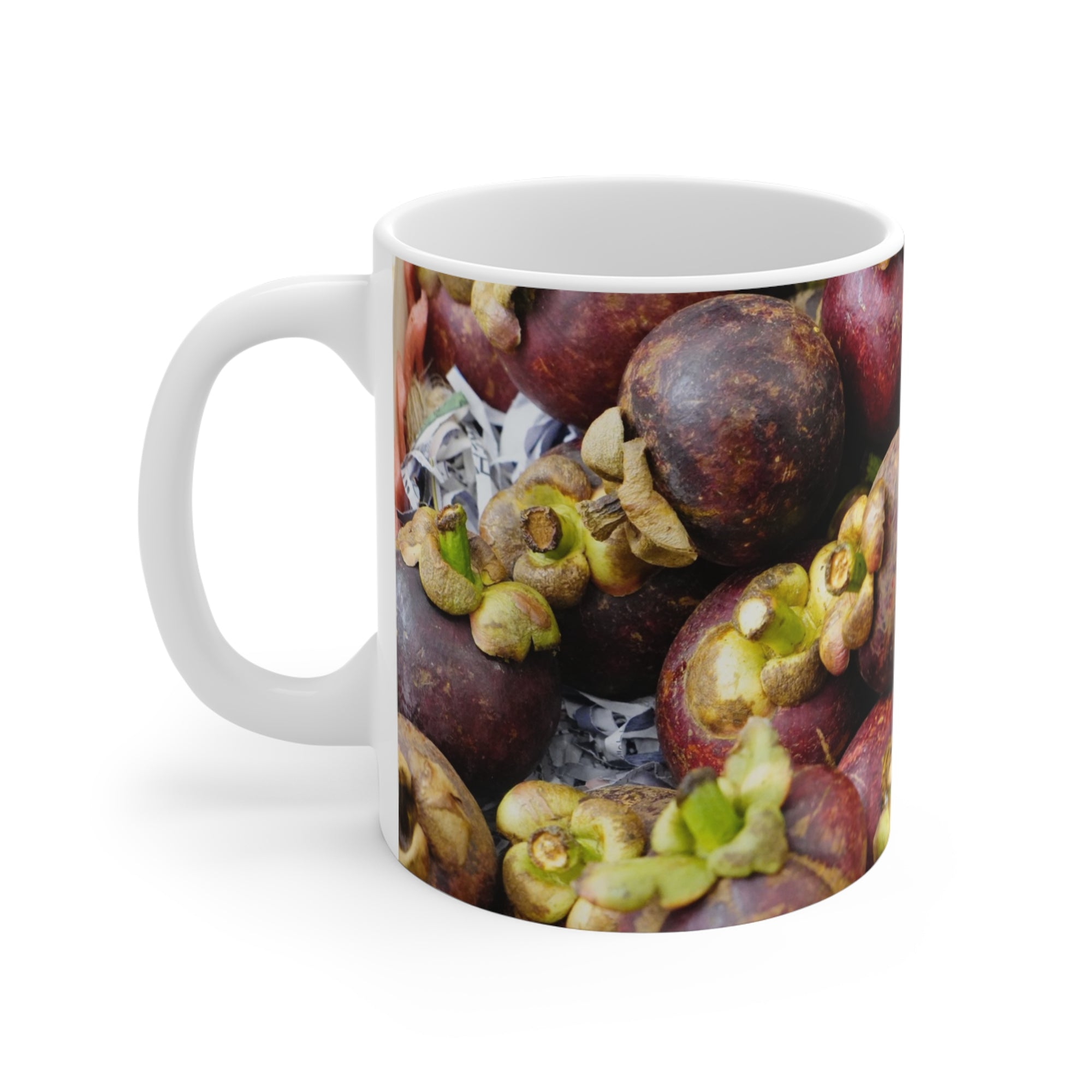 Mangosteens Mug — by Alex Frishberg
