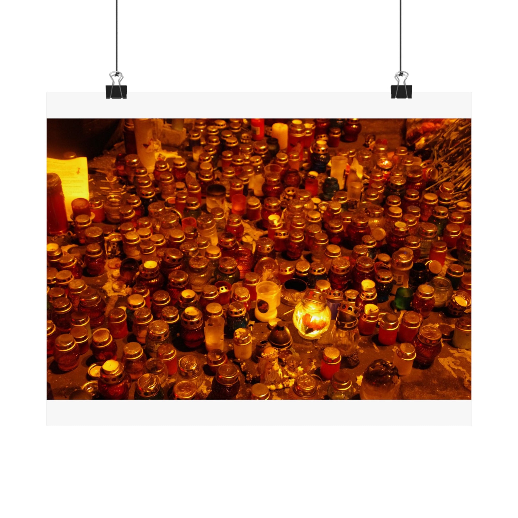 The Candles — photograph by Alex Frishberg