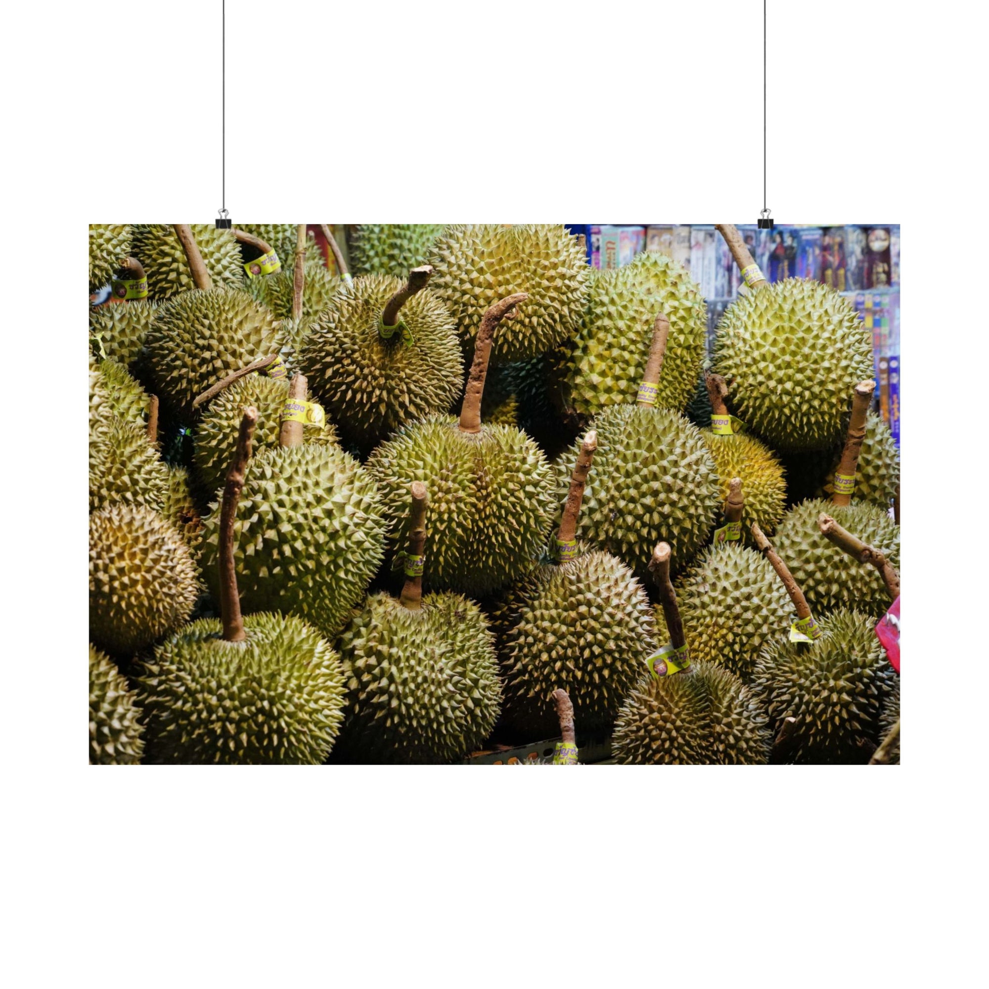 Durians — photograph by Alex Frishberg