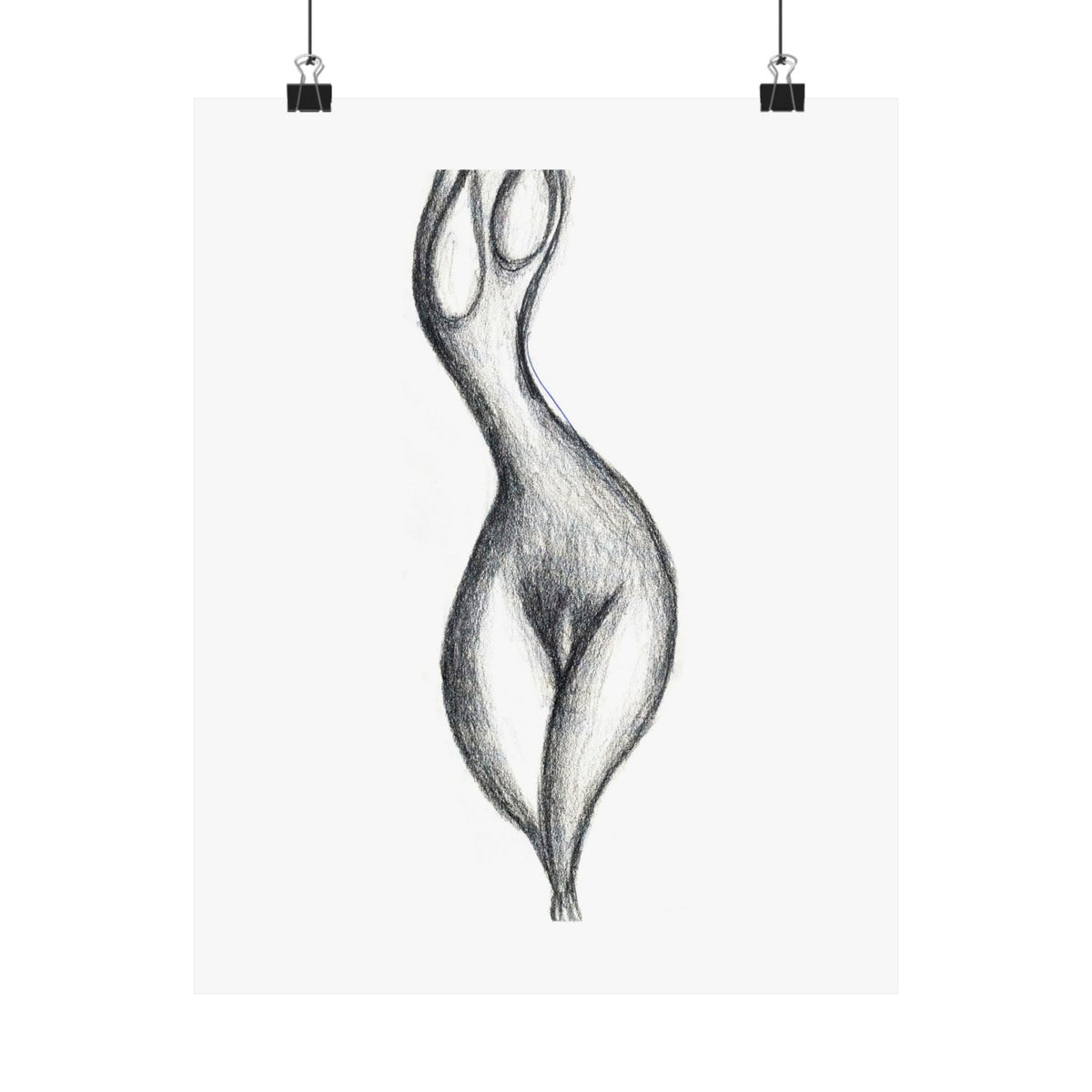 A Nude — drawing by Alex Frishberg