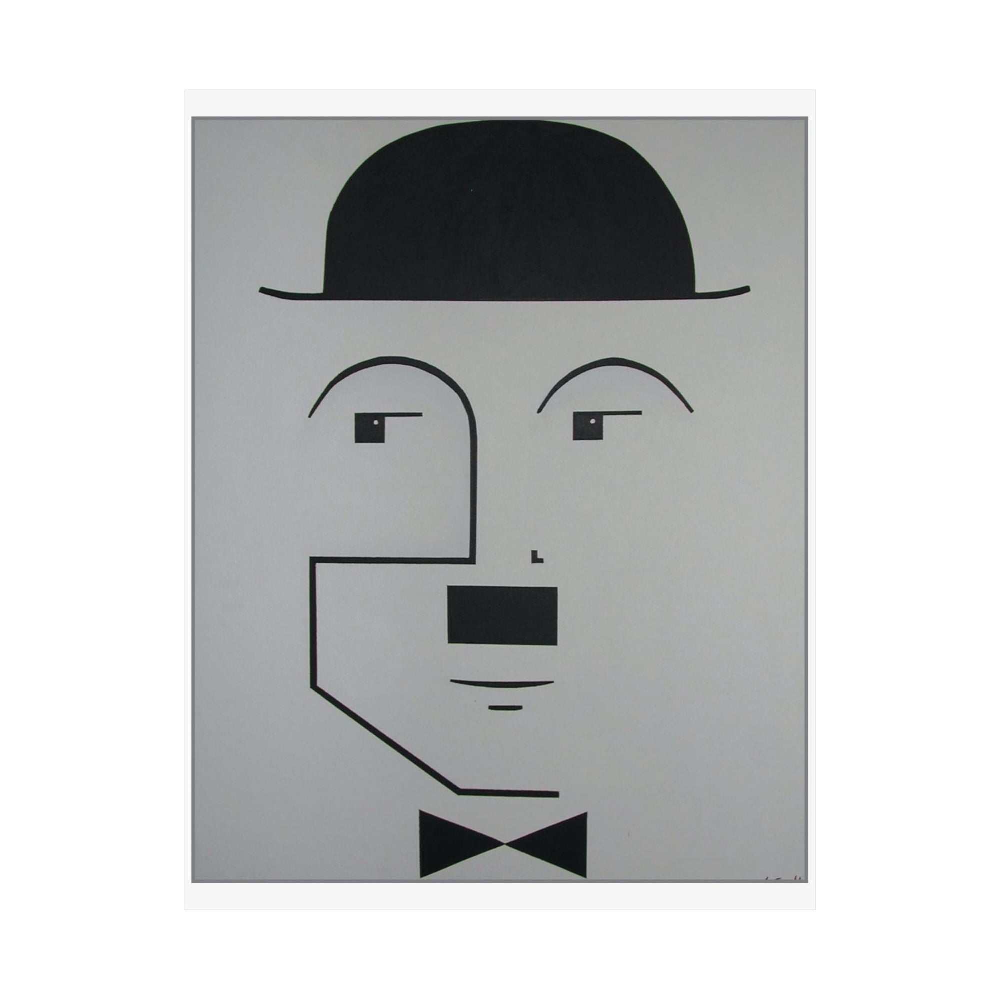 Charlie Chaplin — painting by Alex Frishberg