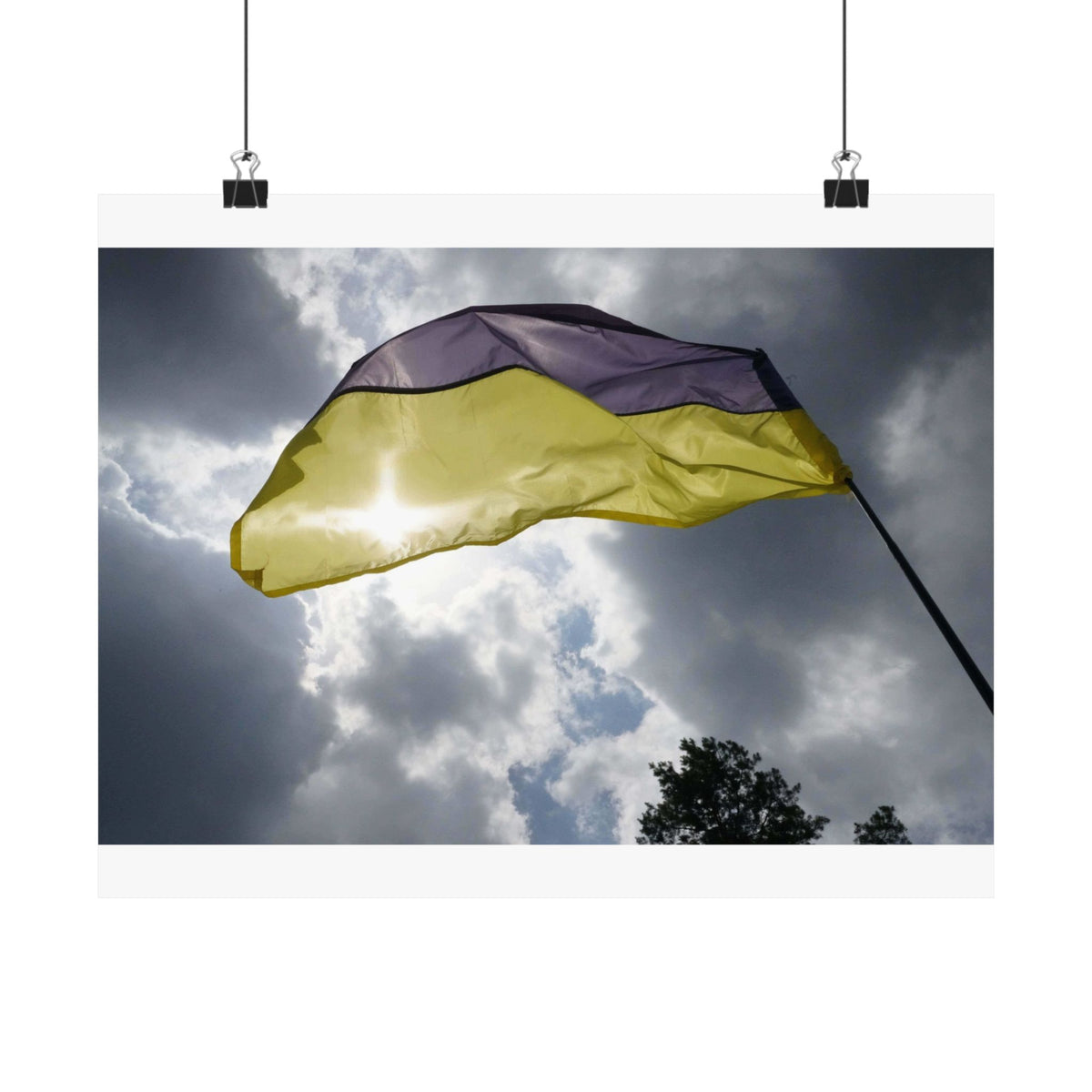 The Tattered Flag — photograph by Alex Frishberg