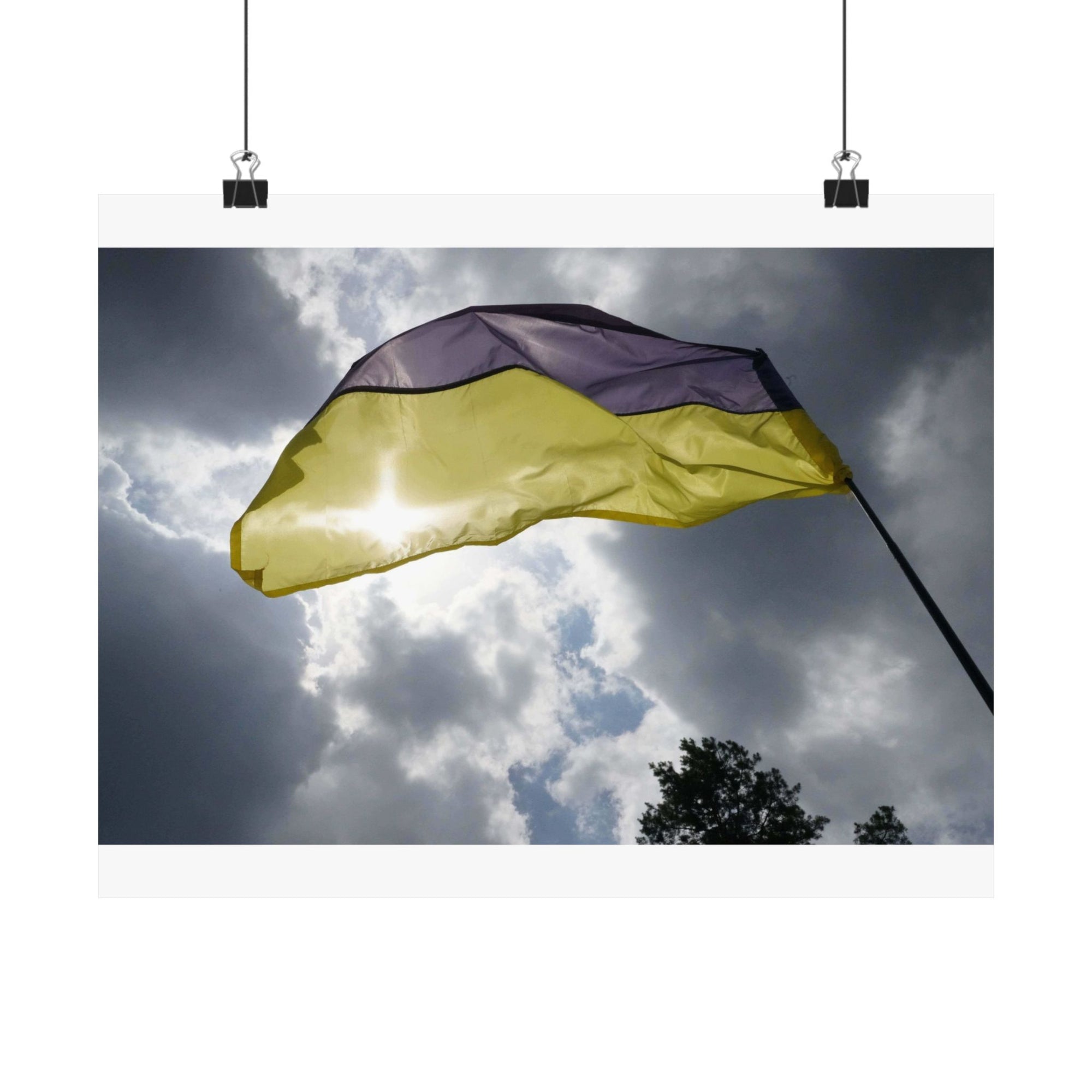 The Tattered Flag — photograph by Alex Frishberg