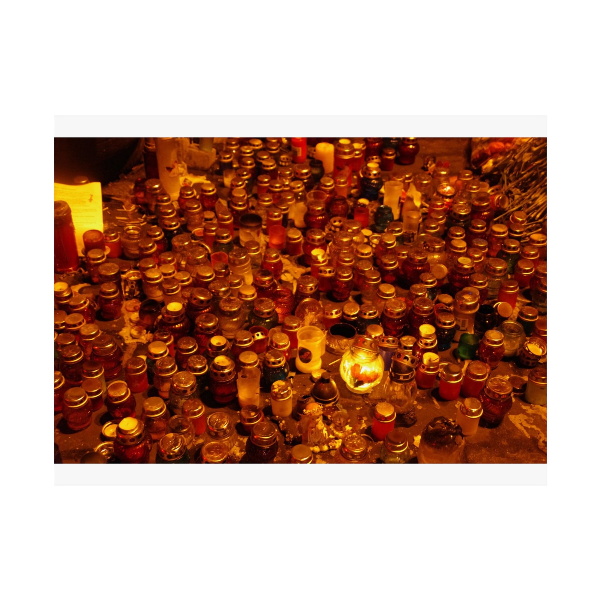 The Candles — photograph by Alex Frishberg