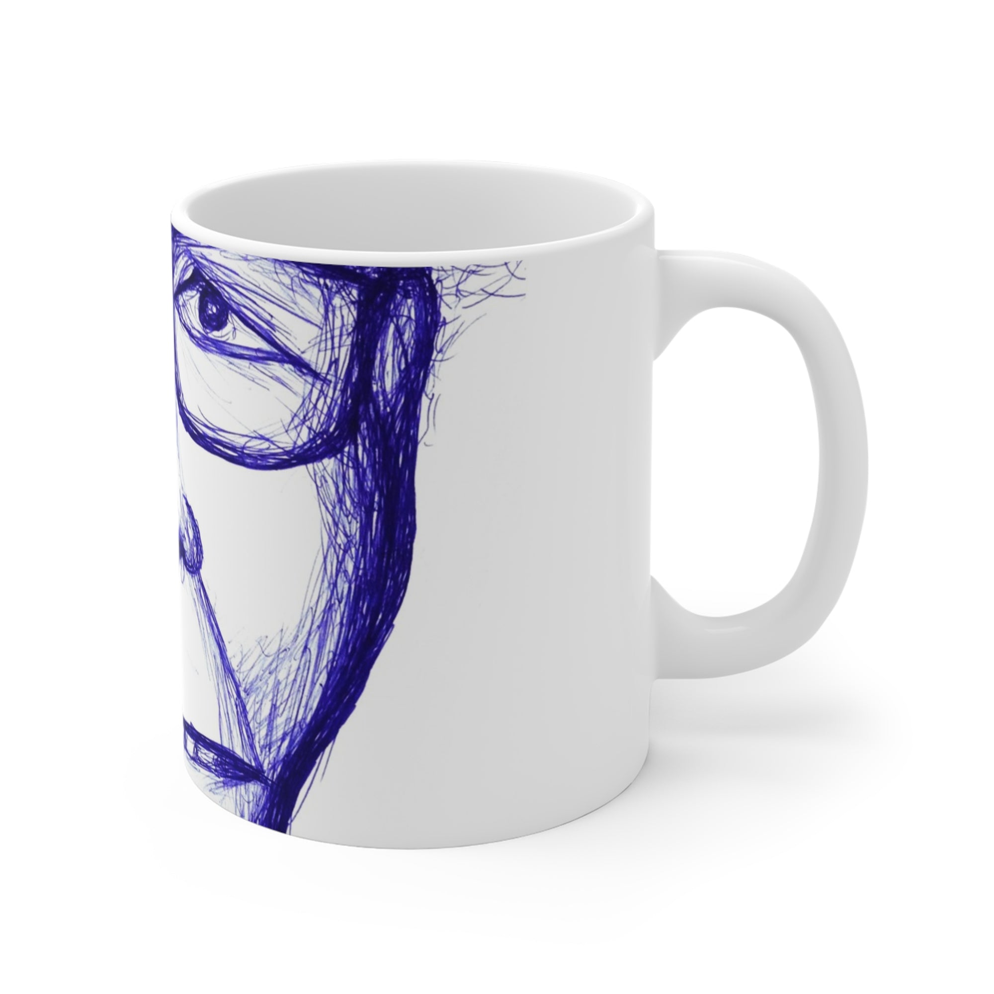 Tom Waits Mug — by Alex Frishberg