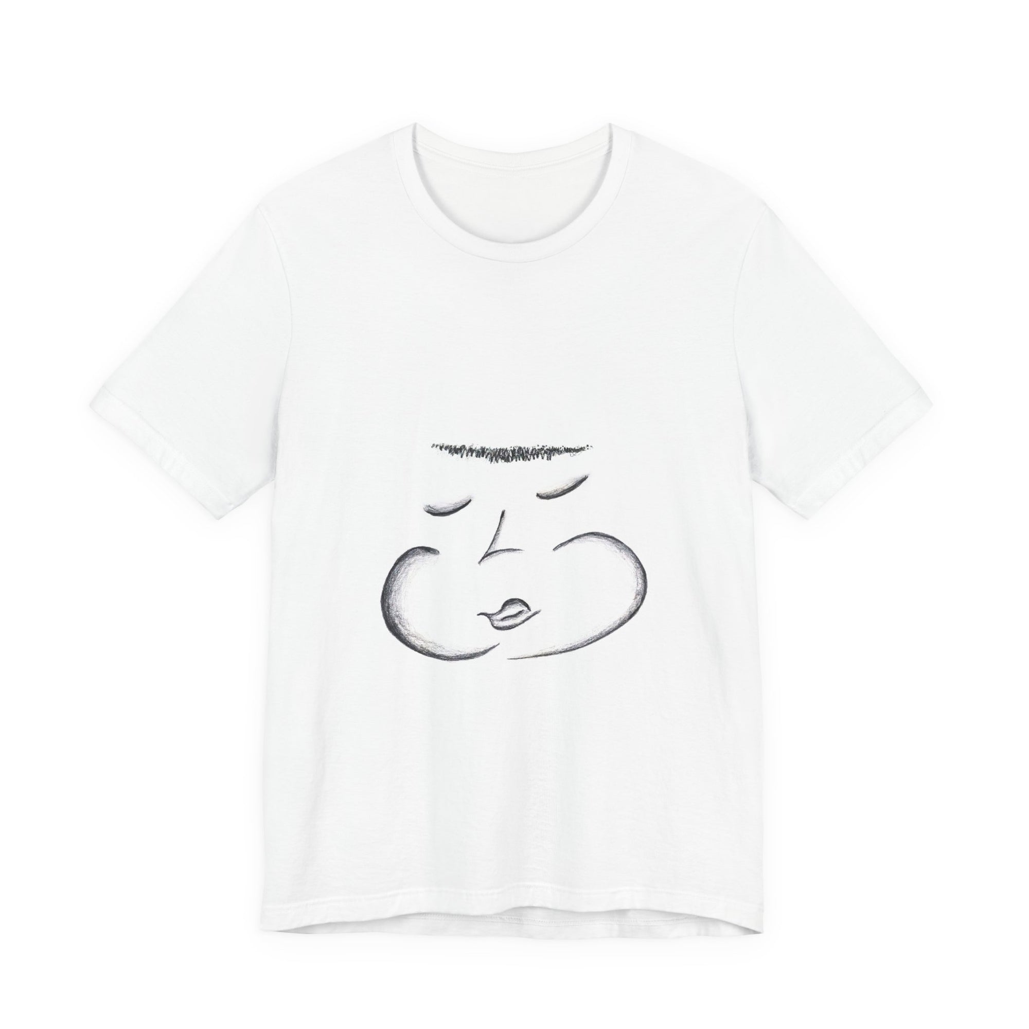 Sleeping Face Tee — sketch by Alex Frishberg