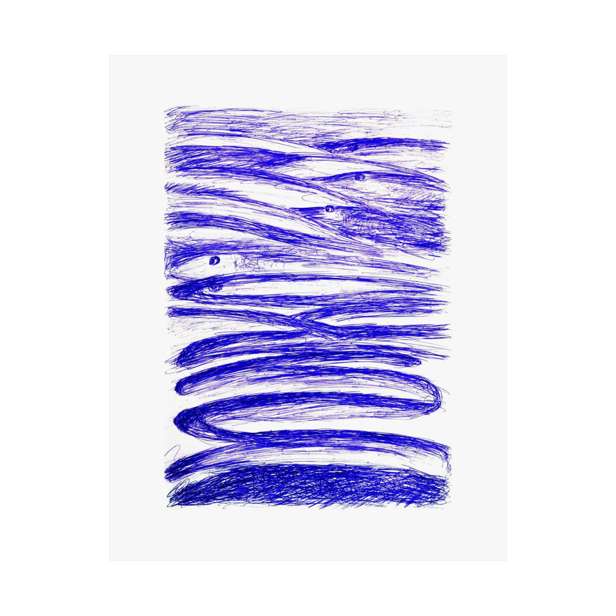 Salmon Run — drawing by Alex Frishberg