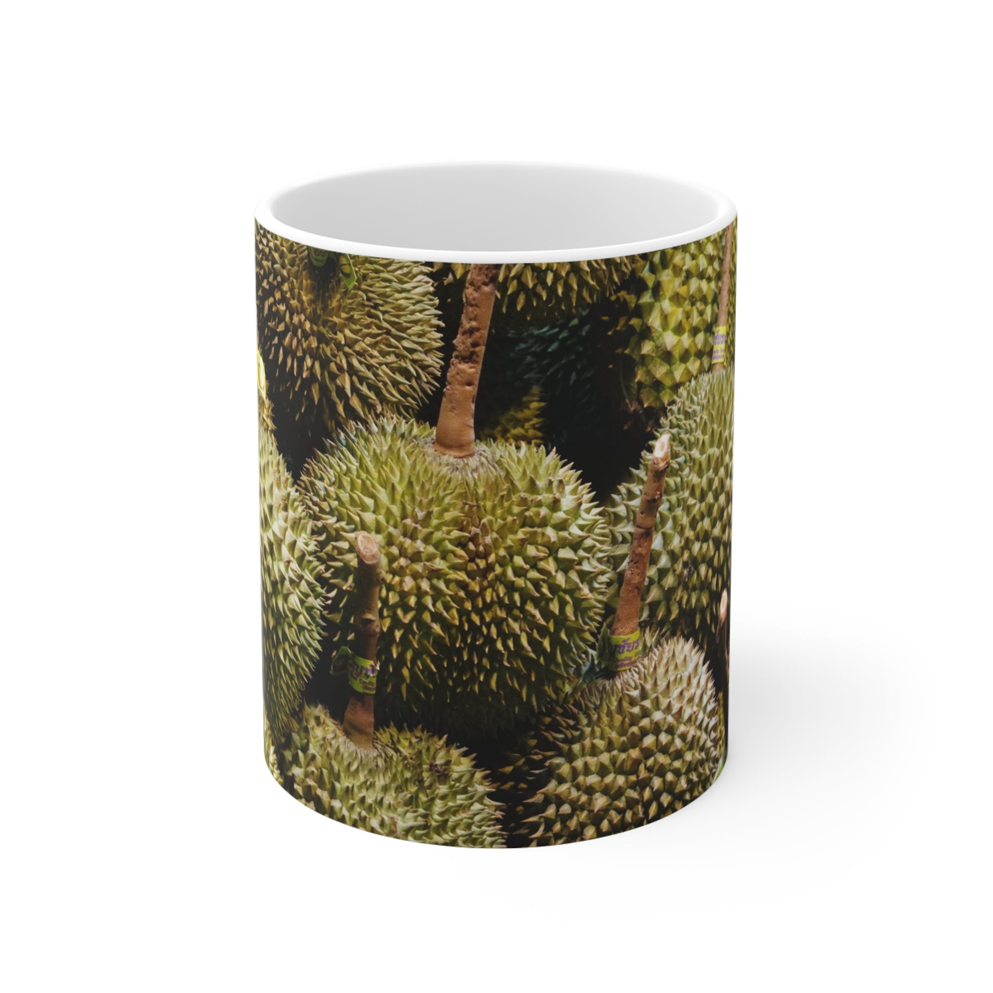 Durians Mug — by Alex Frishberg