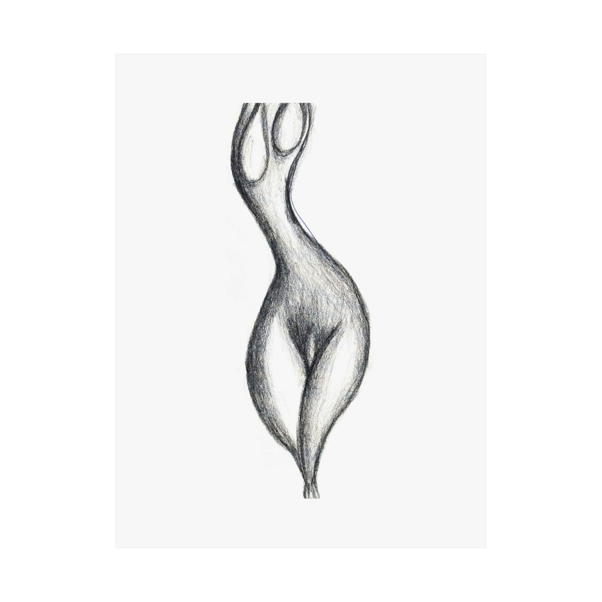 A Nude — drawing by Alex Frishberg