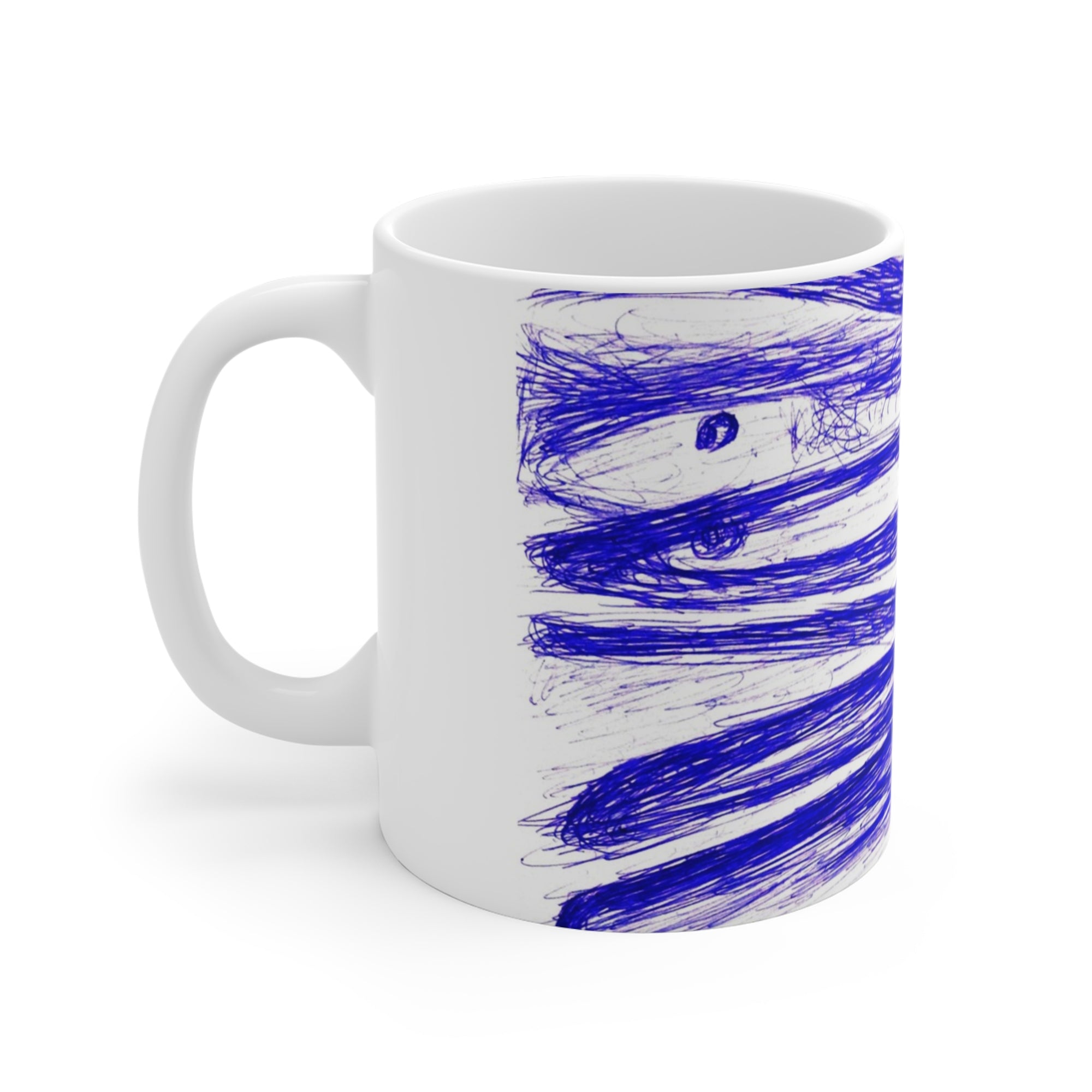 Salmon Run Mug — by Alex Frishberg