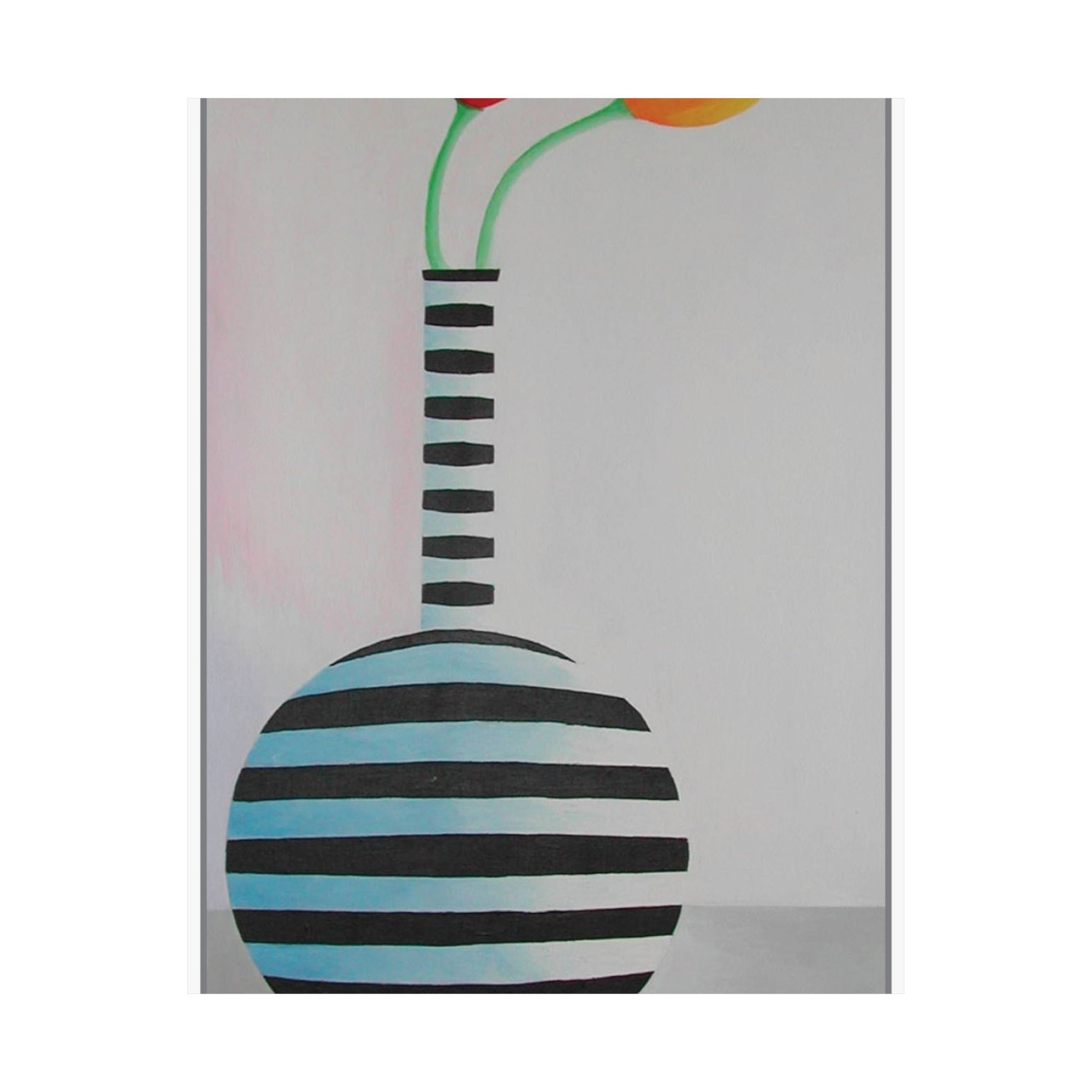 Two Tulips in a Vase — painting by Alex Frishberg