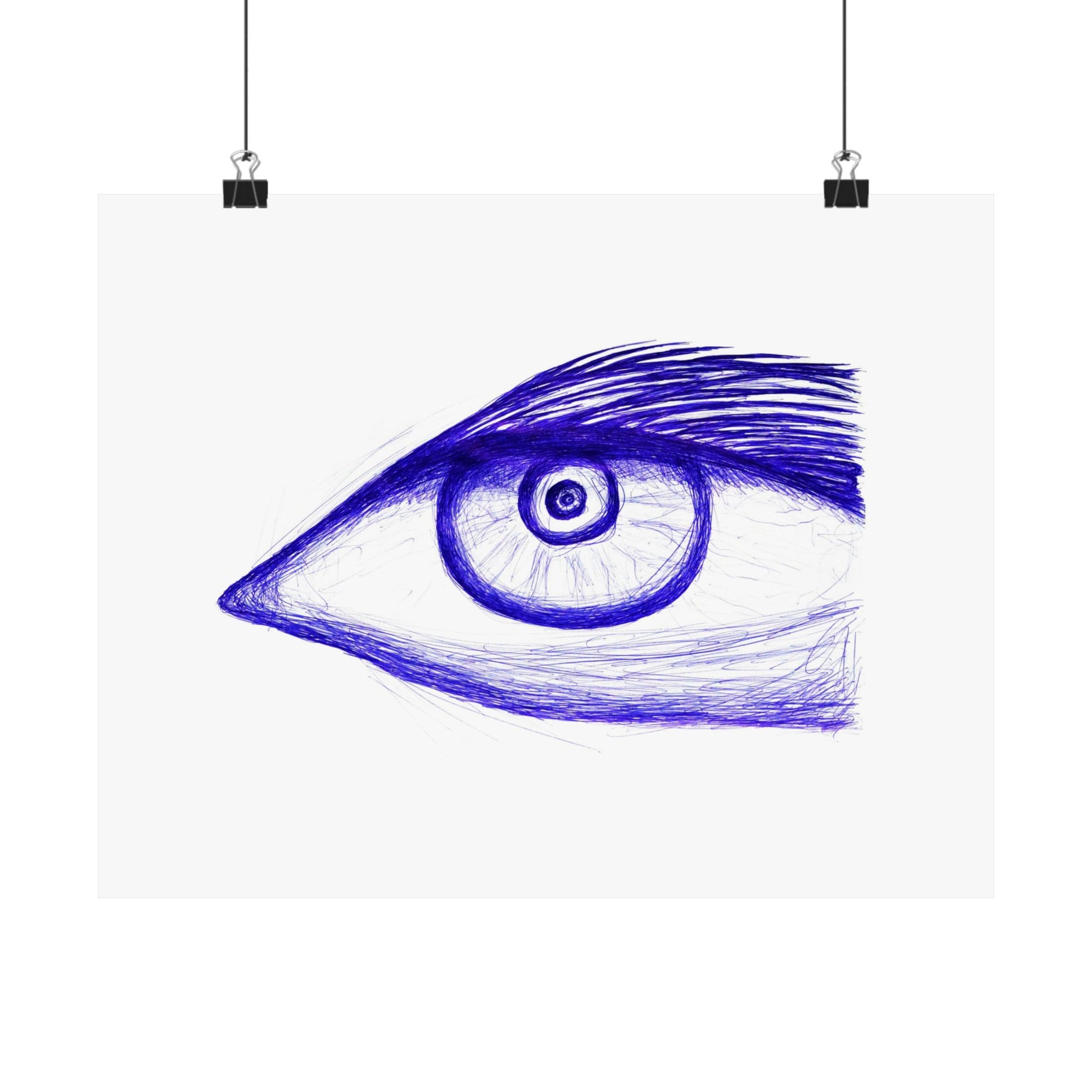 Fish Eye — drawing by Alex Frishberg