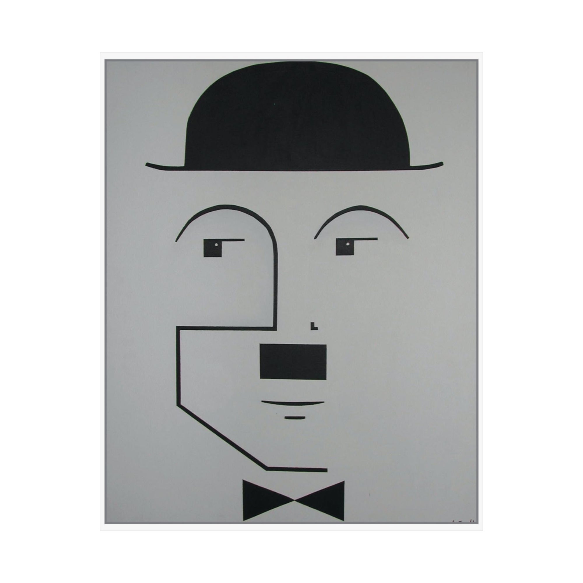 Charlie Chaplin — painting by Alex Frishberg