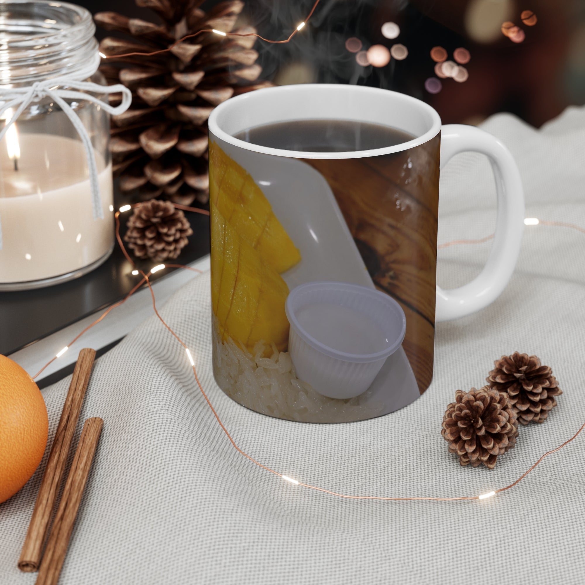Mango Sticky Rice Mug — by Alex Frishberg