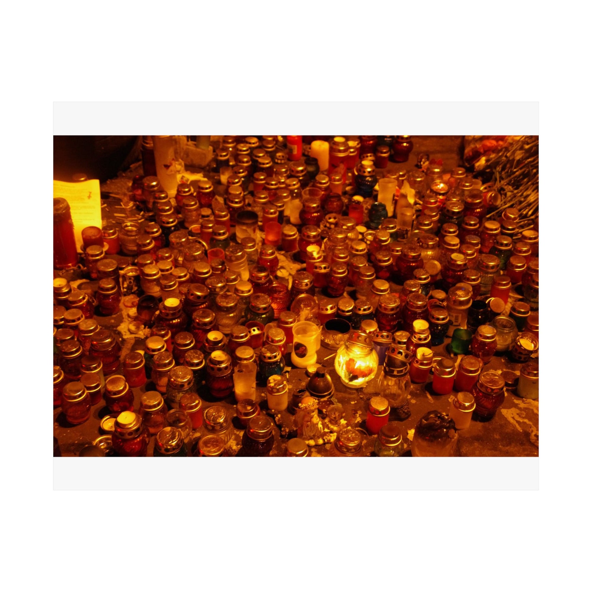 The Candles — photograph by Alex Frishberg