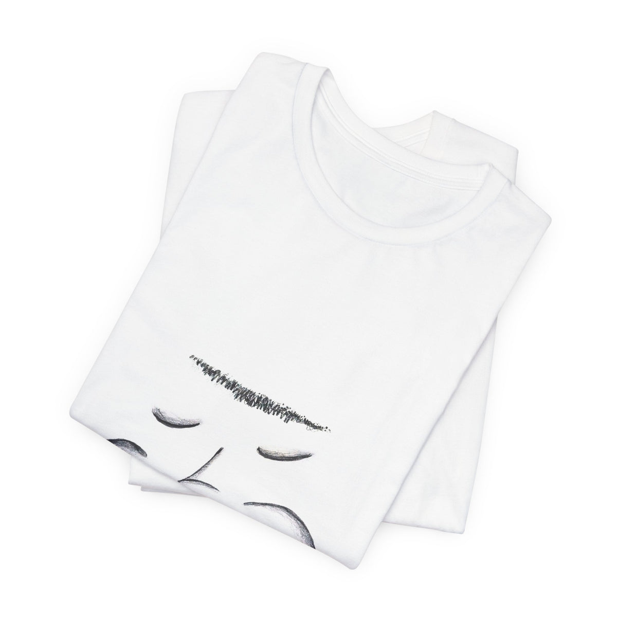 Sleeping Face Tee — sketch by Alex Frishberg