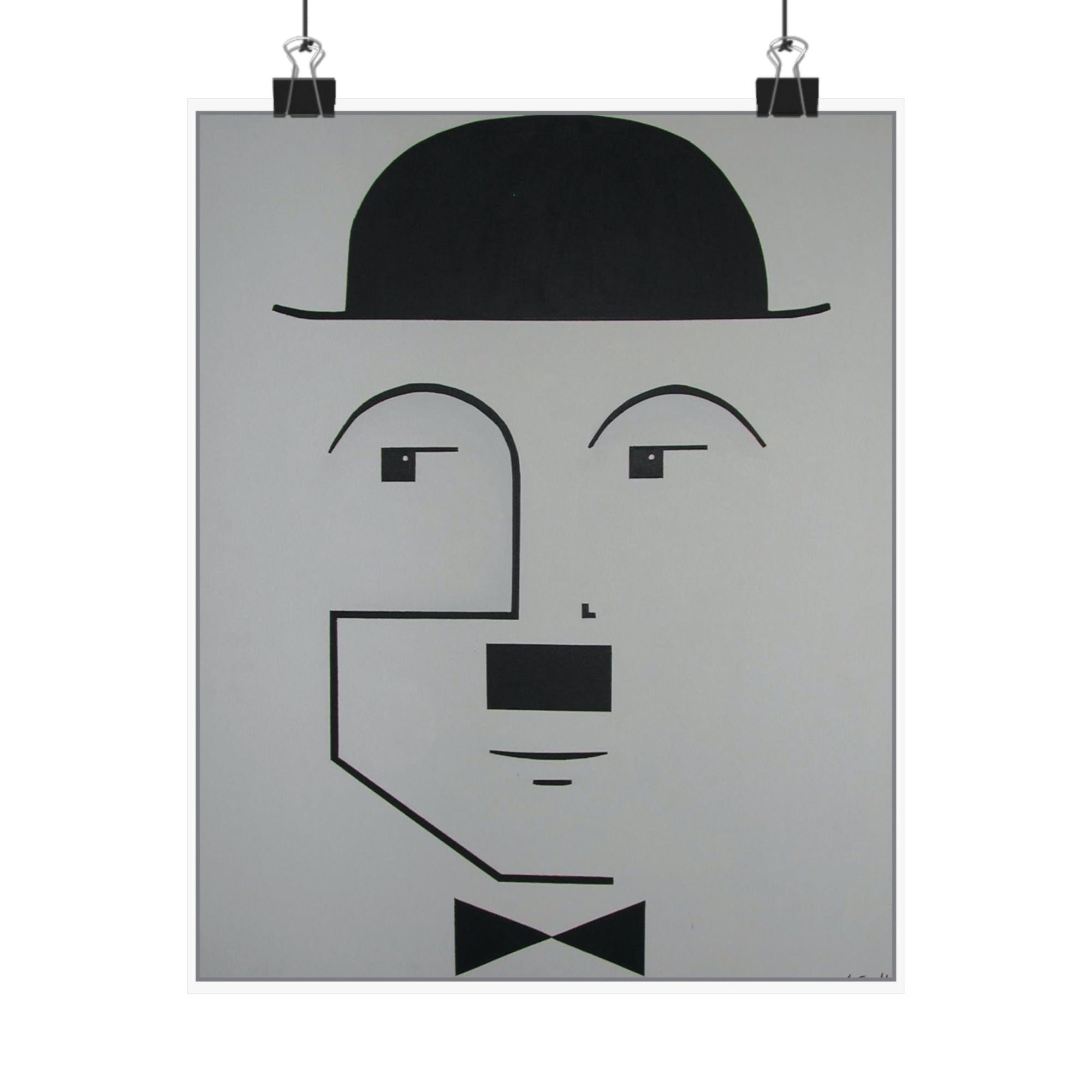 Charlie Chaplin — painting by Alex Frishberg