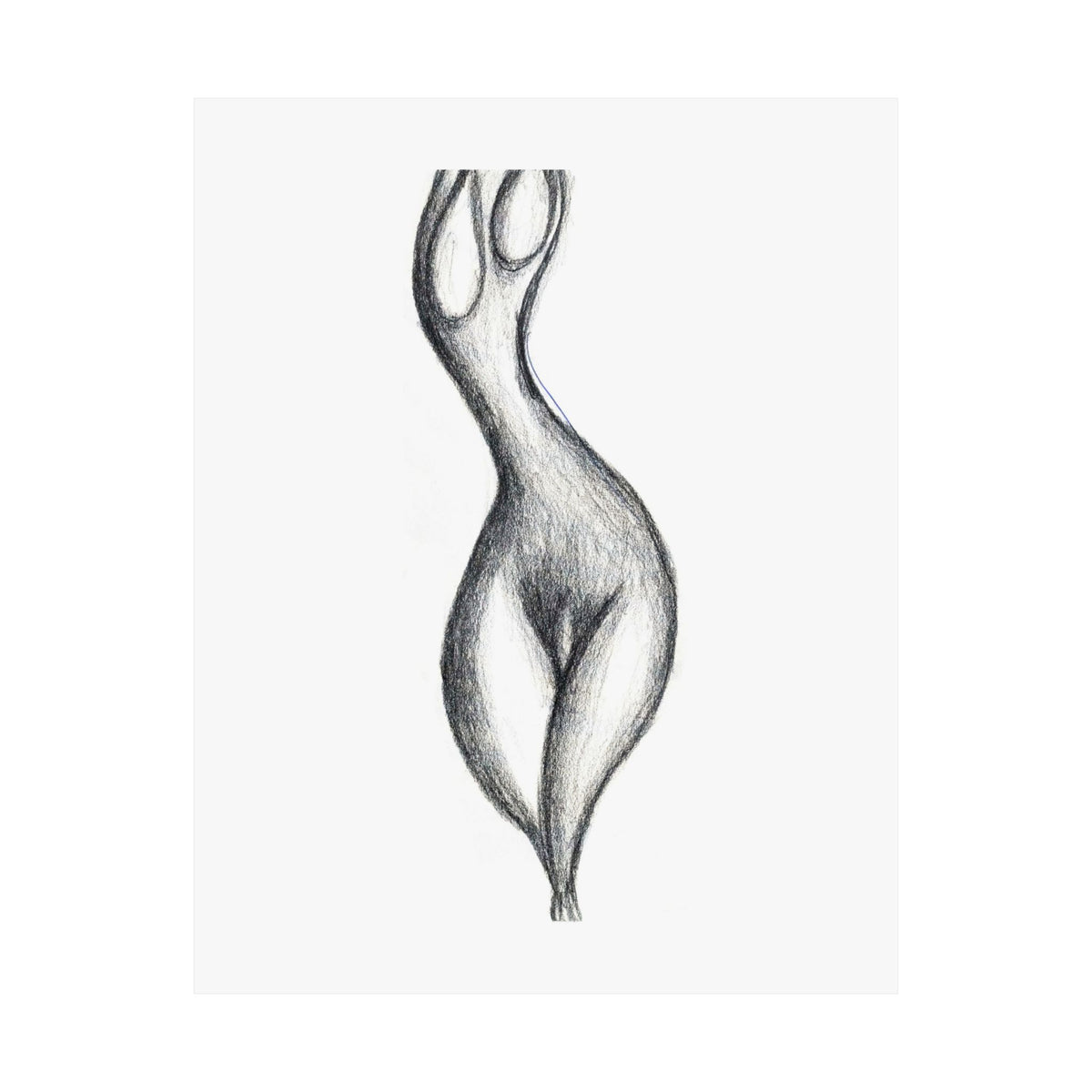 A Nude — drawing by Alex Frishberg