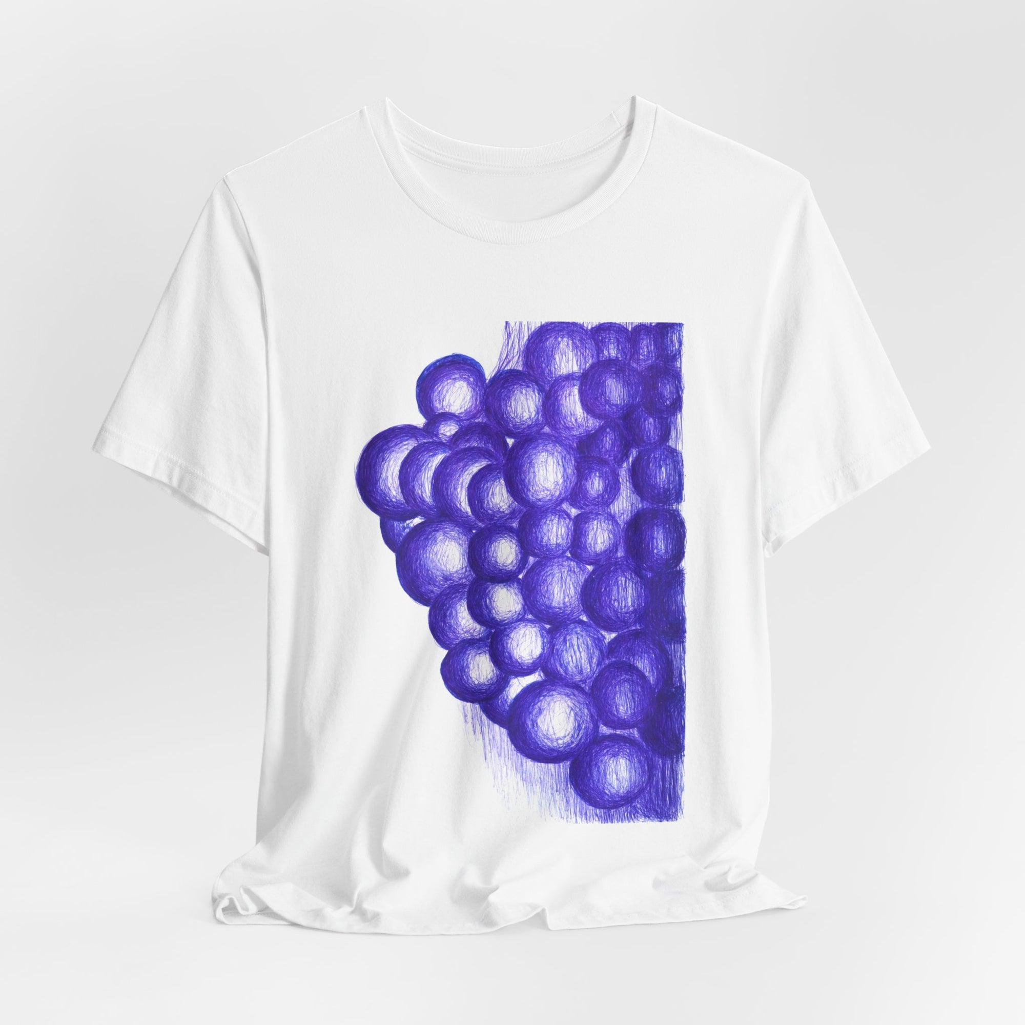 Blue Grapes Tee — sketch by Alex Frishberg