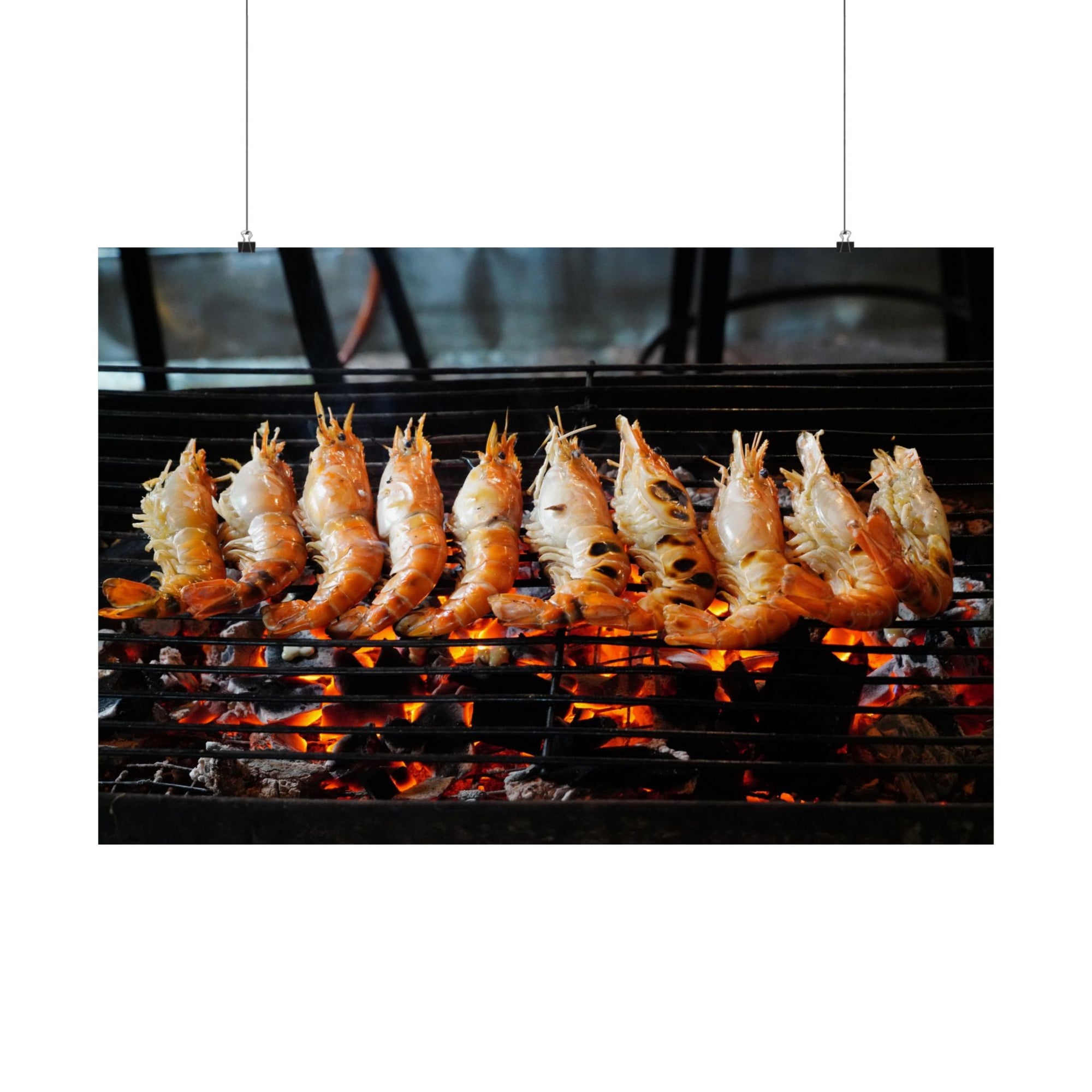 Prawns on Fire — Thai street food photograph by Alex Frishberg