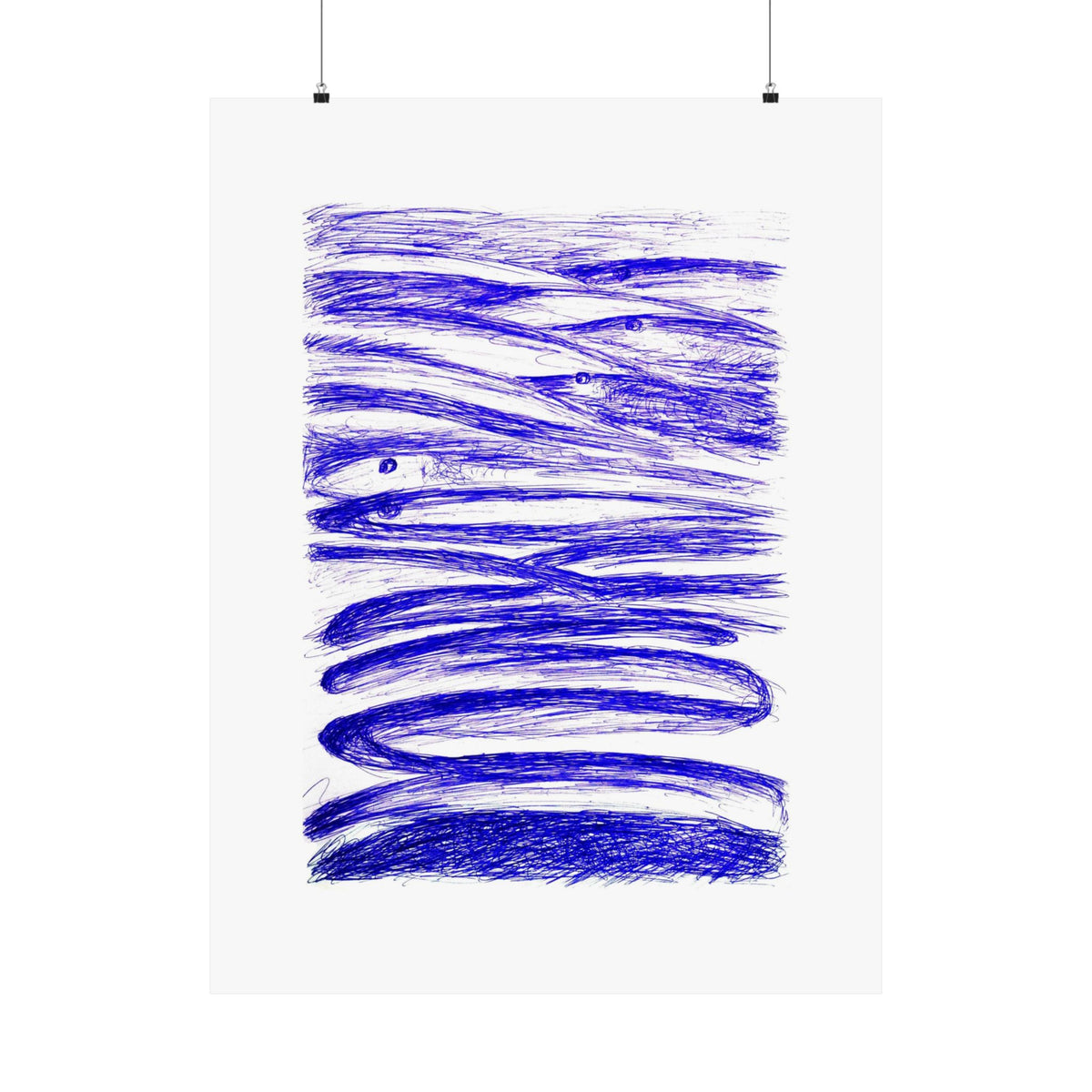 Salmon Run — drawing by Alex Frishberg