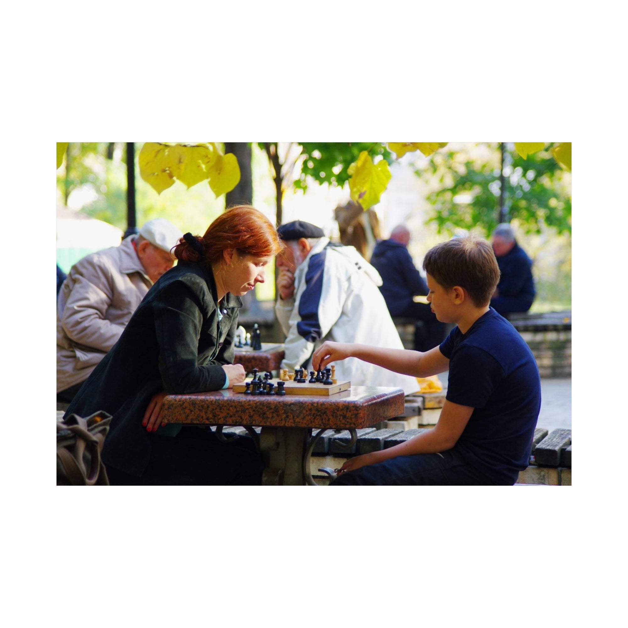 The Chess Players — photograph by Alex Frishberg