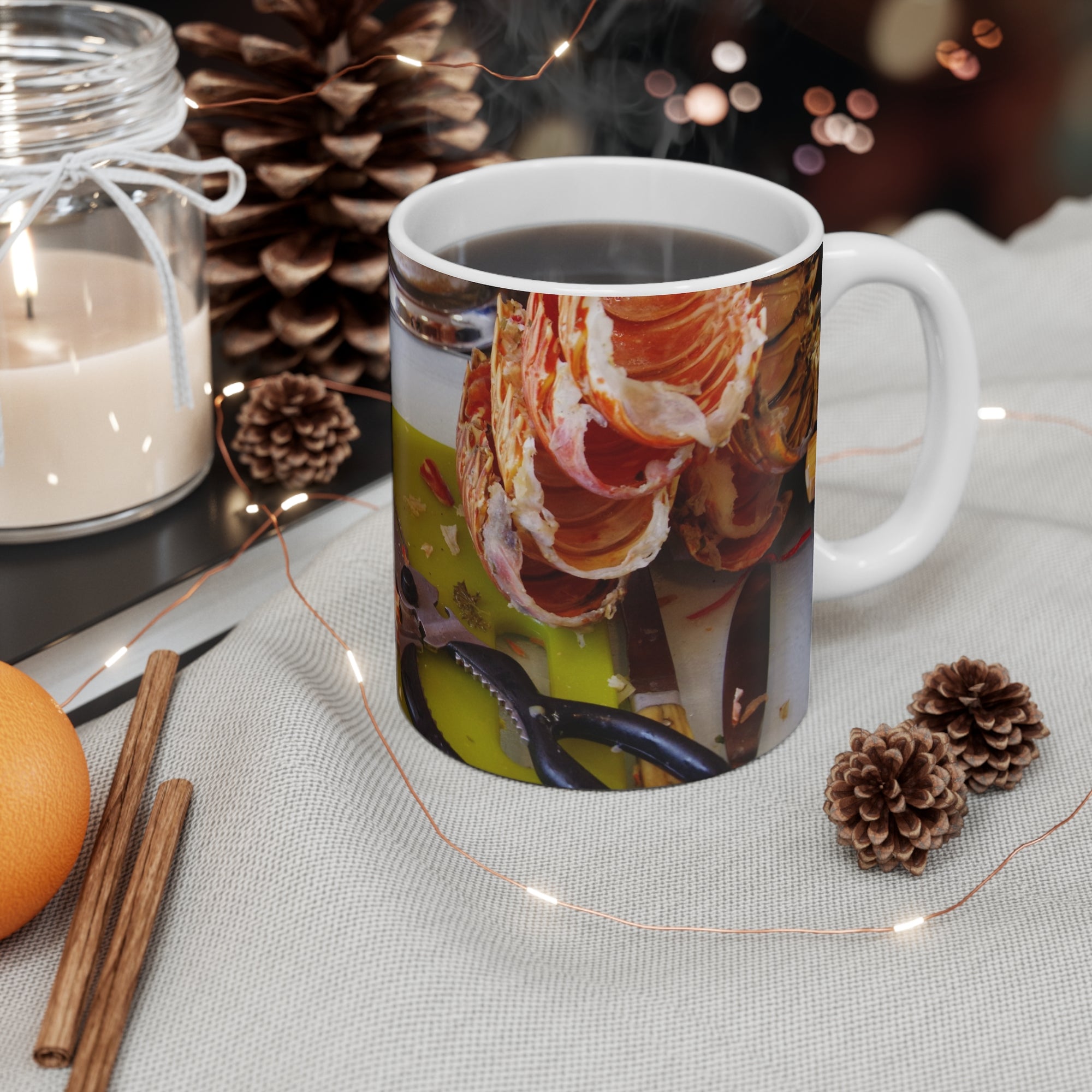 Lobsters Mug — by Alex Frishberg