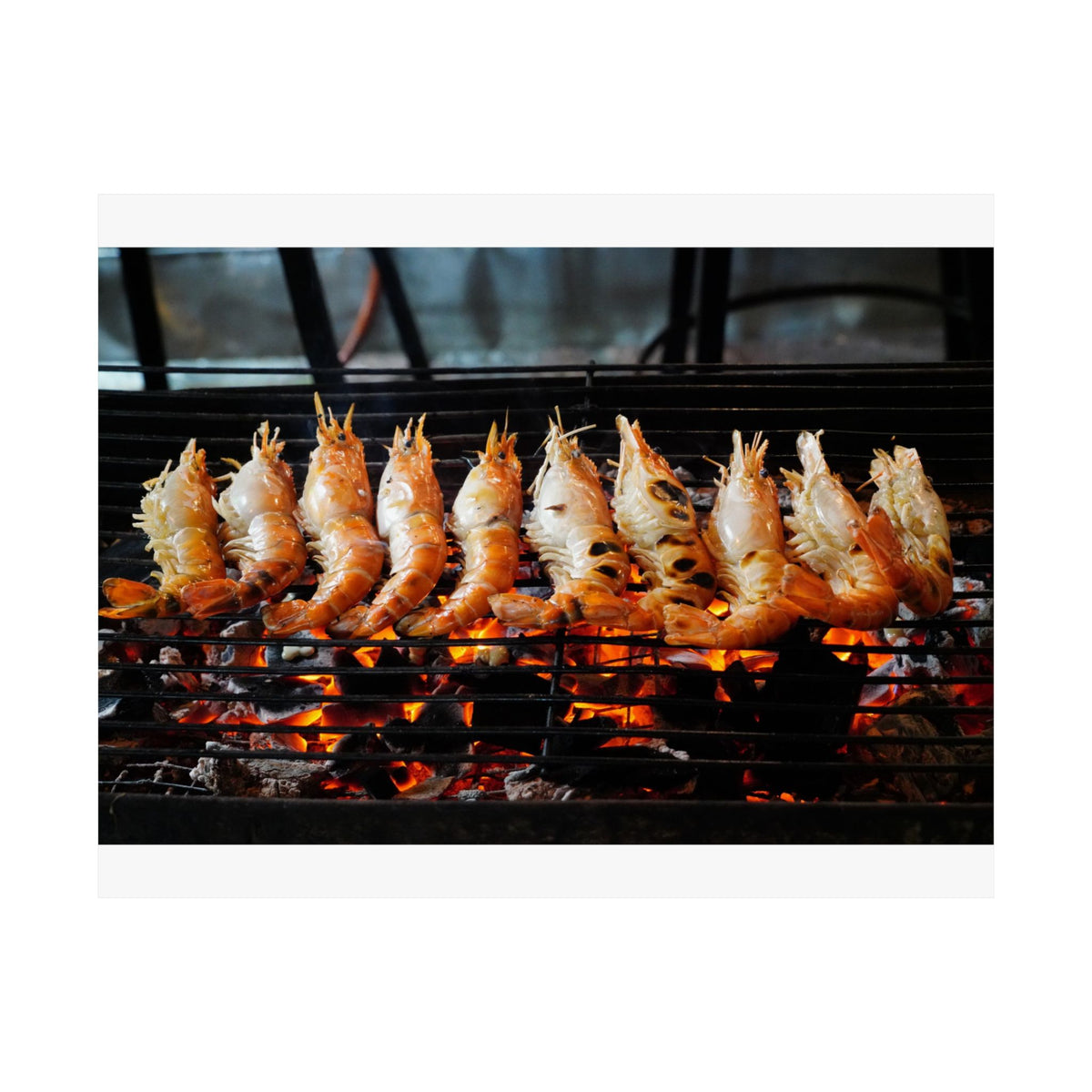 Prawns on Fire — Thai street food photograph by Alex Frishberg