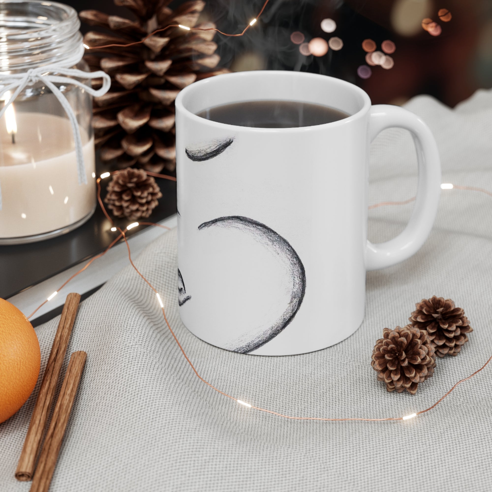 Sleeping Face Mug — by Alex Frishberg