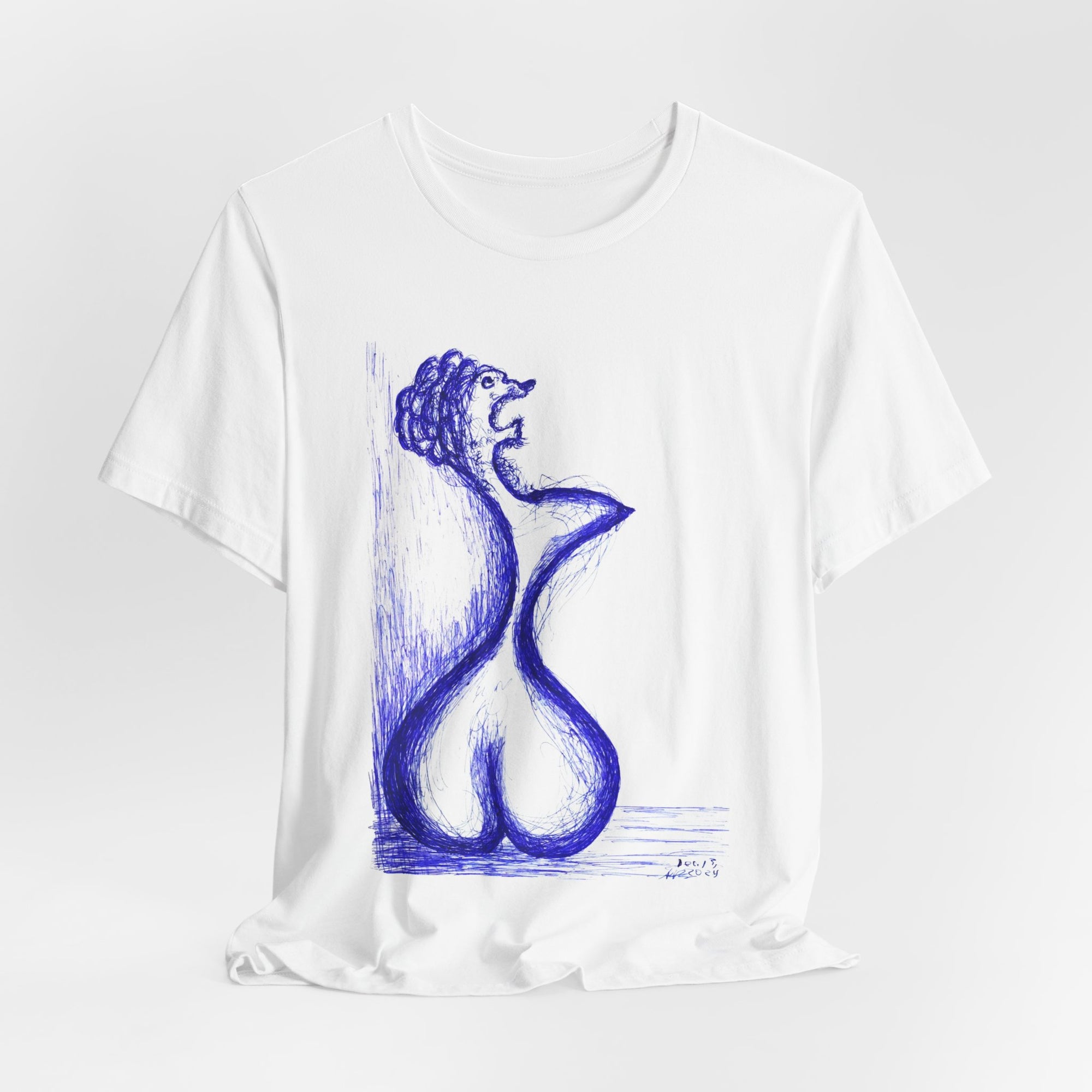Voluptuous Poodle Tee — sketch by Alex Frishberg
