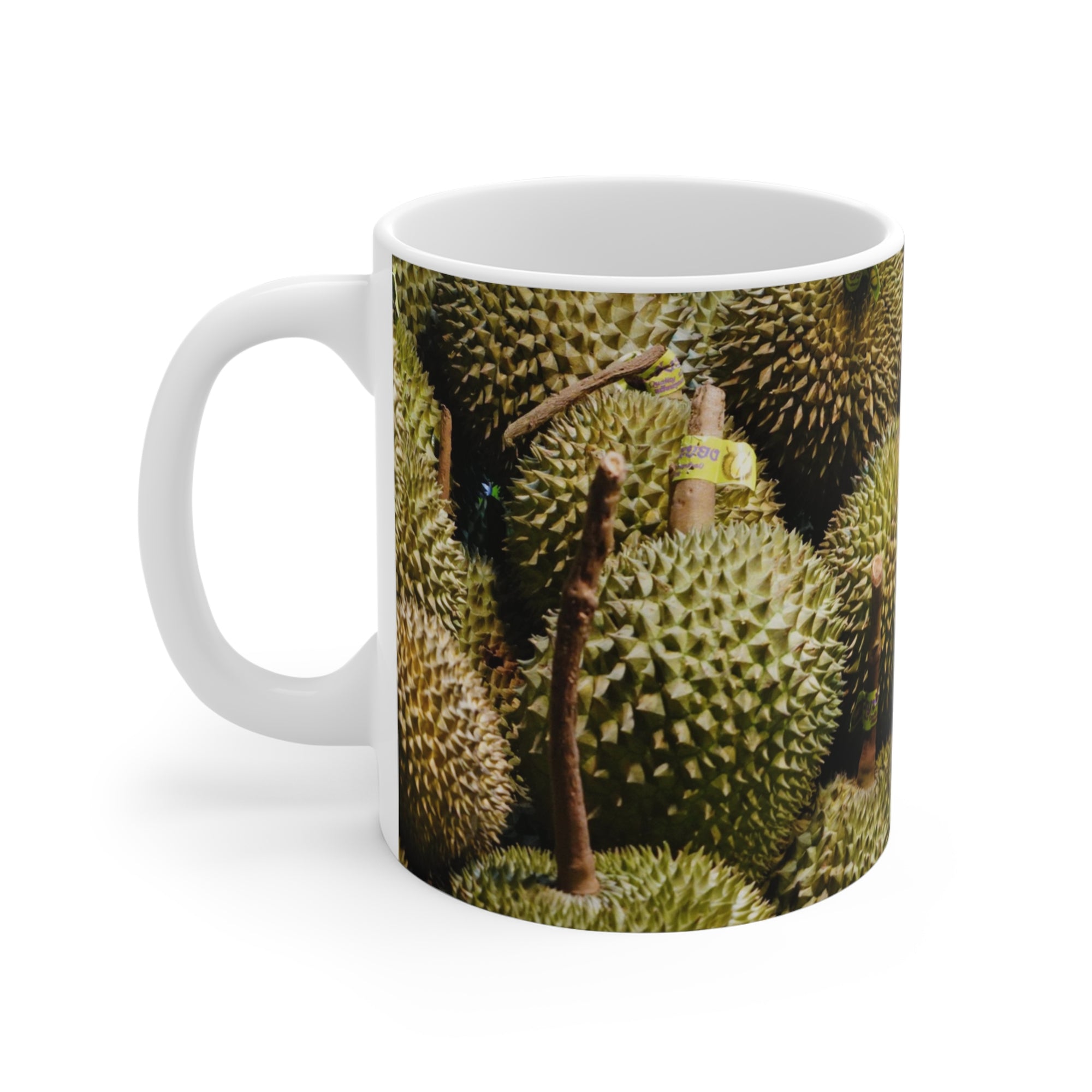 Durians Mug — by Alex Frishberg