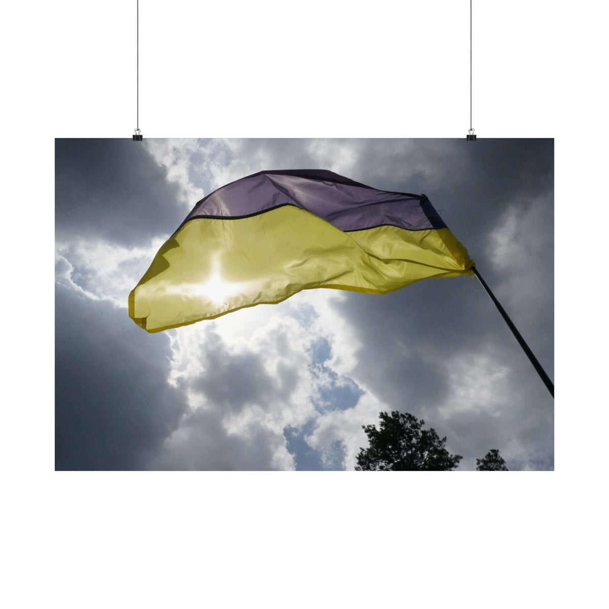 The Tattered Flag — photograph by Alex Frishberg
