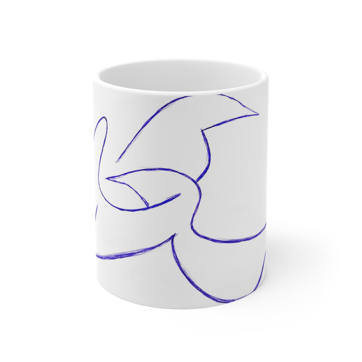 Two Doves in Love Mug — by Alex Frishberg